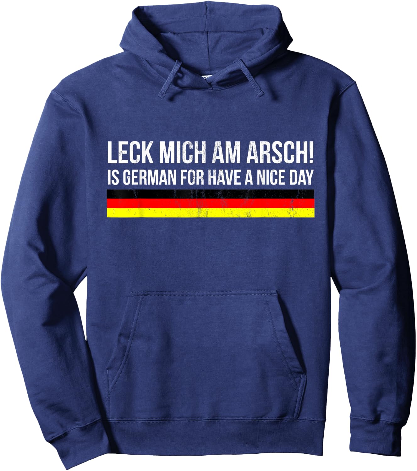 Leck mich am Arsch! - Gift German, German USA Hoodie - Hoodie | Navy