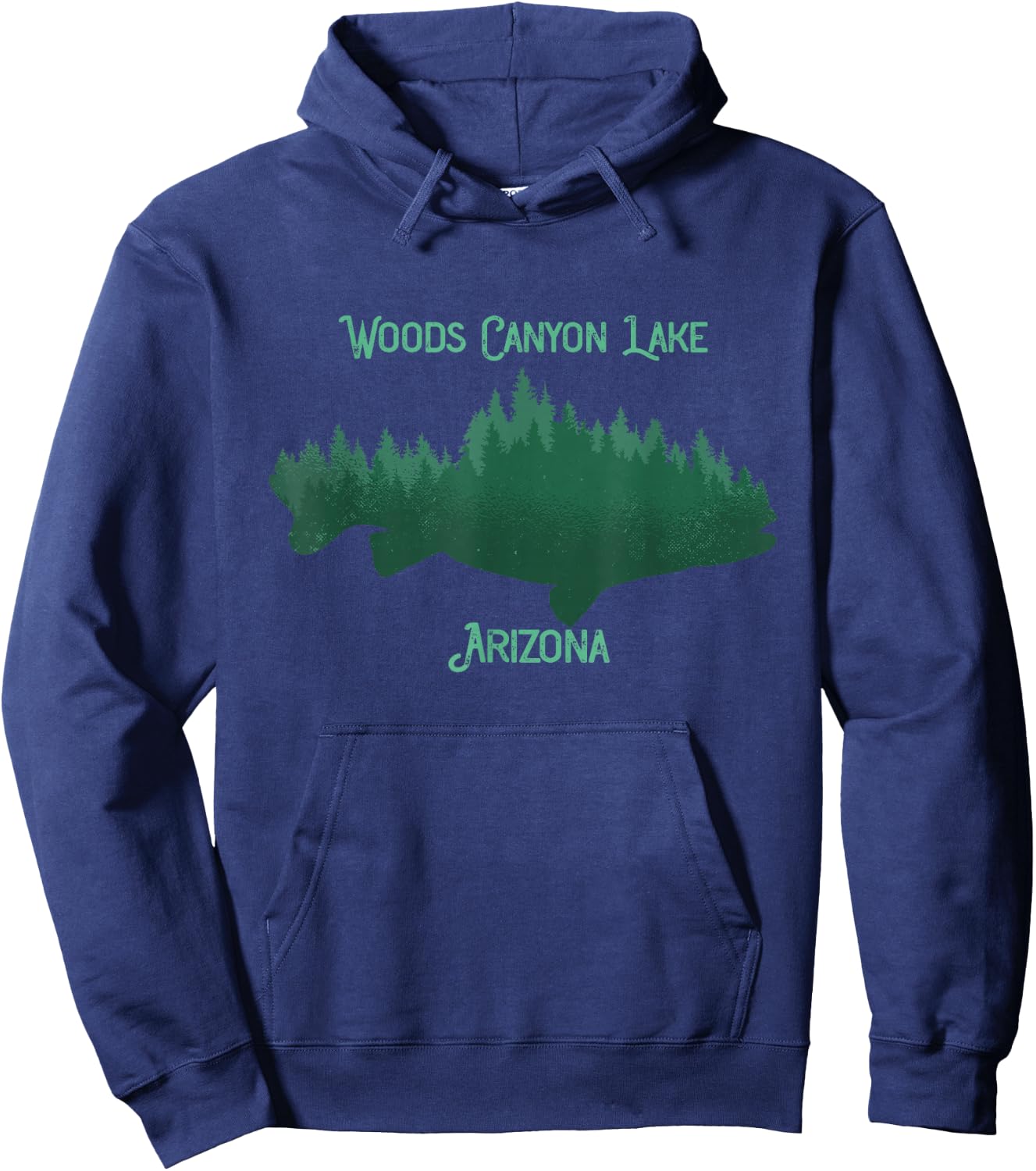 Woods Canyon Lake Arizona Souvenir Hoodie - Hoodie | Navy