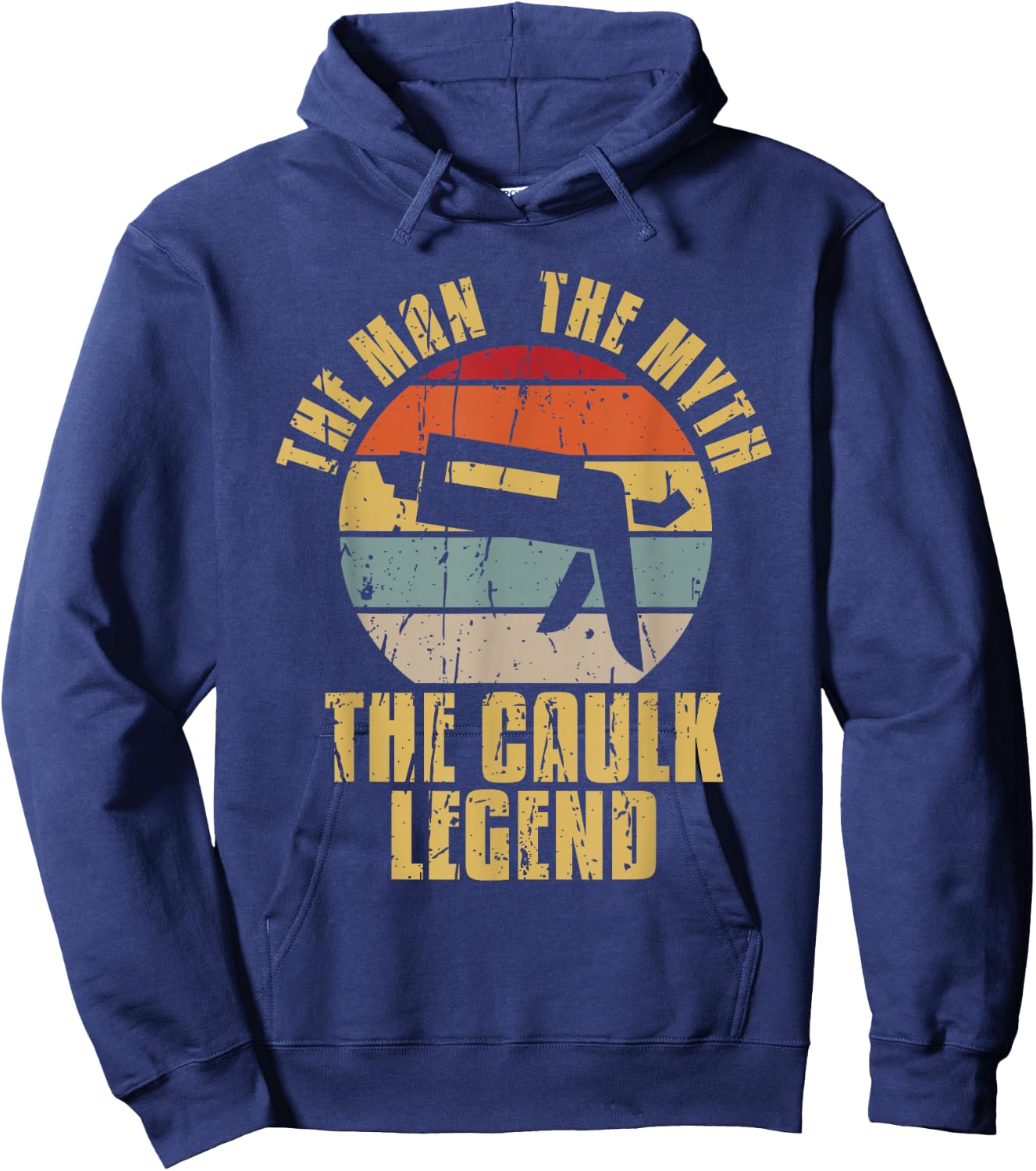 The Caulk Legend Caulking Vintage Caulk Hoodie - Hoodie | Navy