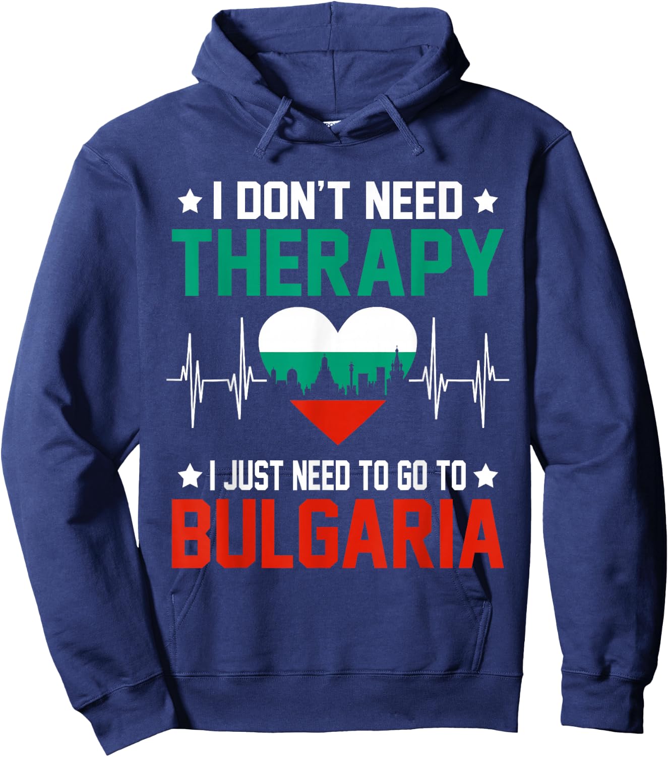 Funny Bulgaria Flag Roots Bulgaria Bulgarian Hoodie - Hoodie | Navy
