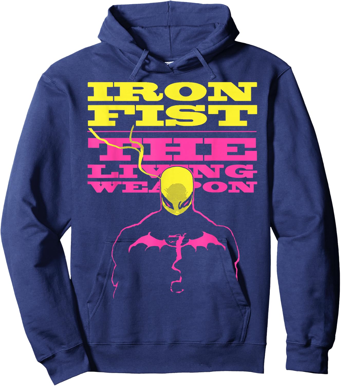 Marvel Iron Fist The Living Weapon Graphic Hoodie - Hoodie | Navy