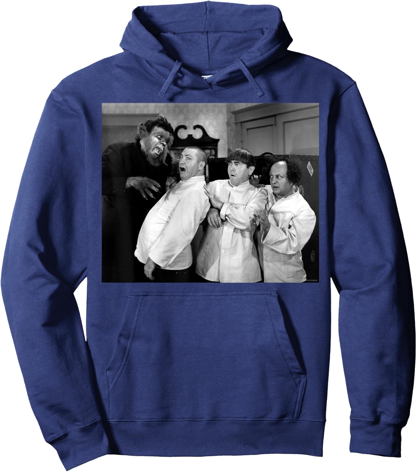 The Three Stooges – Idle Roomers Wolf Man Hoodie - Hoodie | Navy