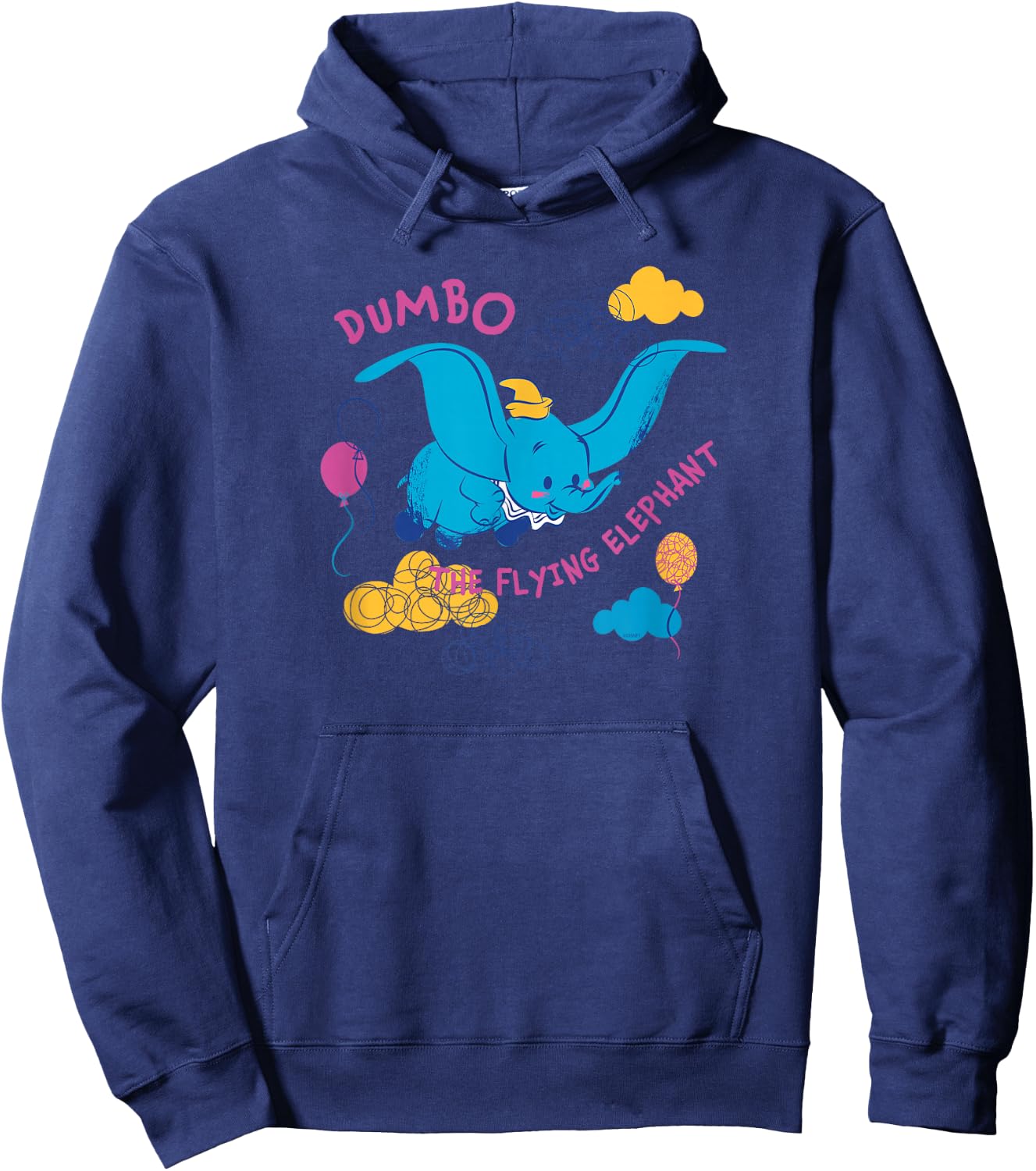 Disney Classic Dumbo the Flying Elephant Hoodie - Hoodie | Navy