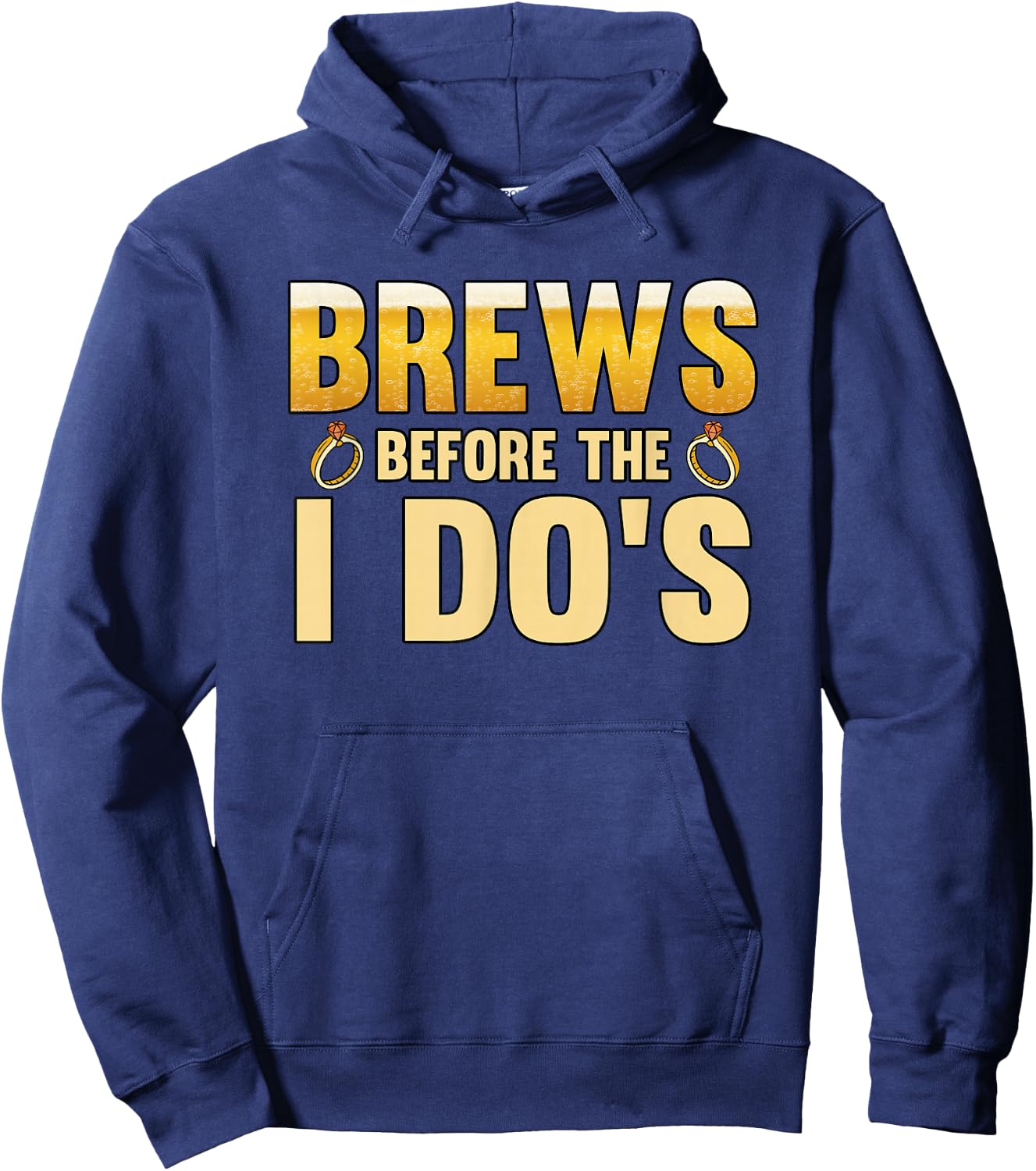 Brews before the i dos Groom Hoodie - Hoodie | Navy