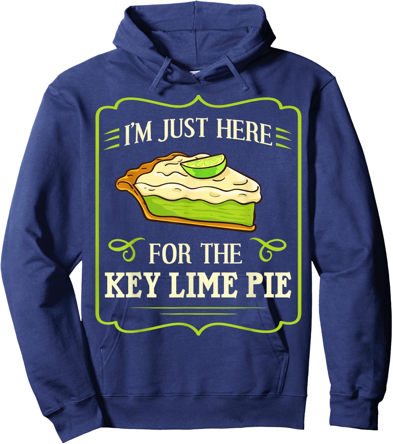 Key Lime Pie Recipe West Florida Hoodie - Hoodie | Navy