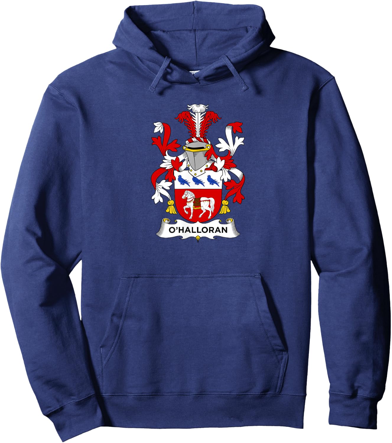 O'Halloran Coat of Arms - Family Crest Hoodie - Hoodie | Navy
