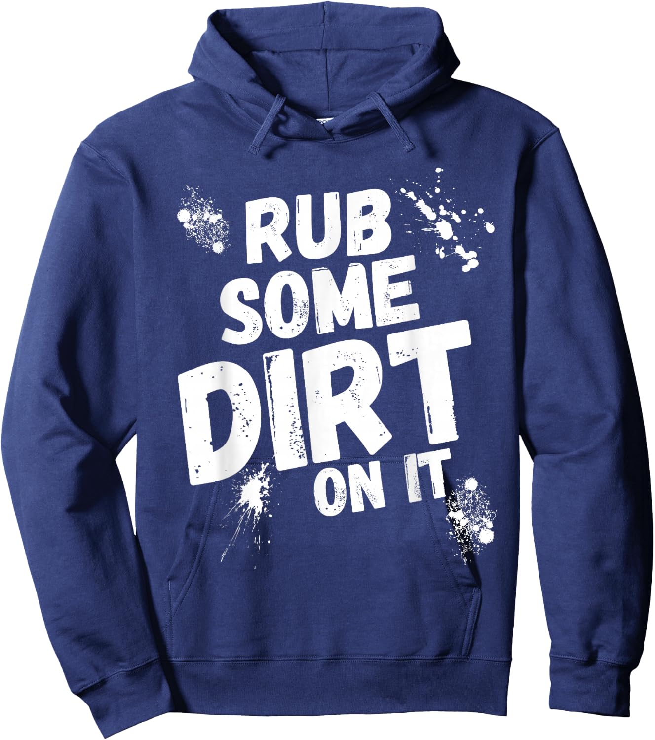 Rub Some Dirt On It Baseball Softball Hoodie - Hoodie | Navy