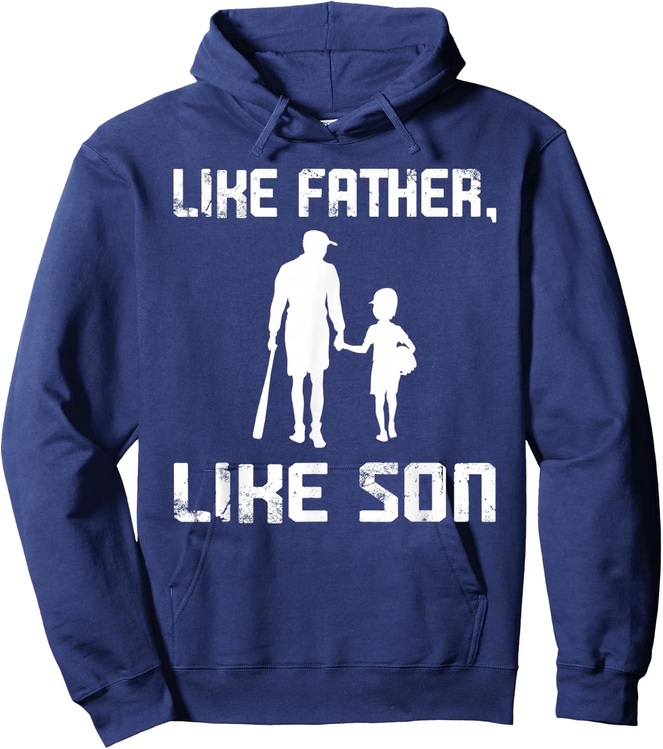 Like Father, like Son Baseball Hoodie - Hoodie | Navy