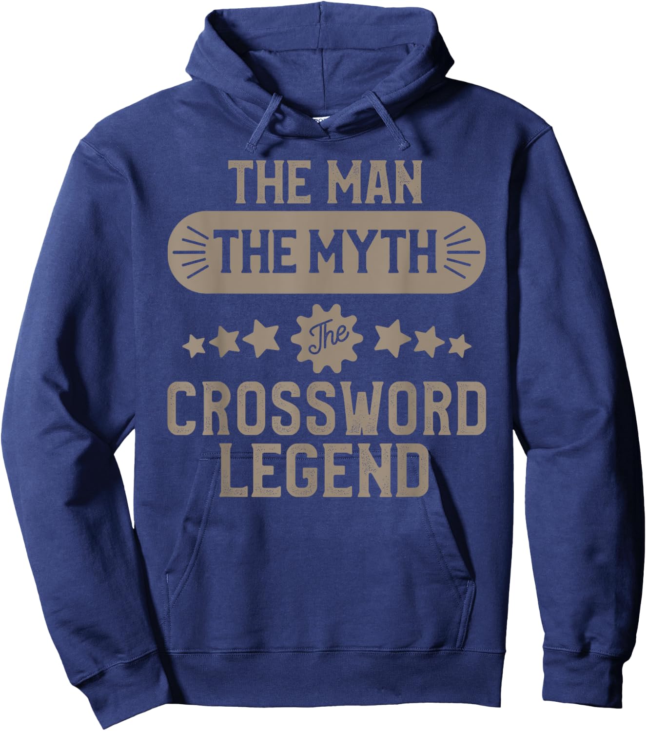 Crossword Puzzle English Puzzle Lover Gift Hoodie - Hoodie | Navy