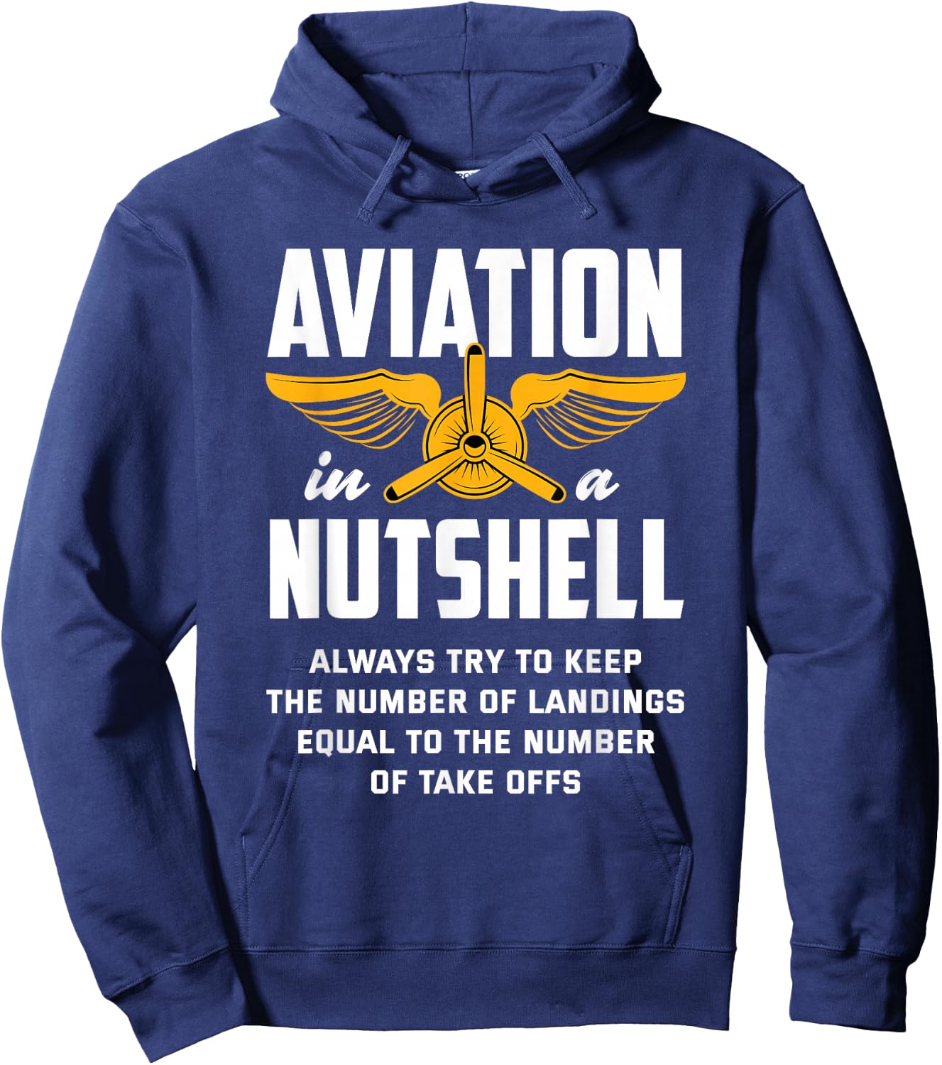Funny Aviation Lover Hoodie - Hoodie | Navy