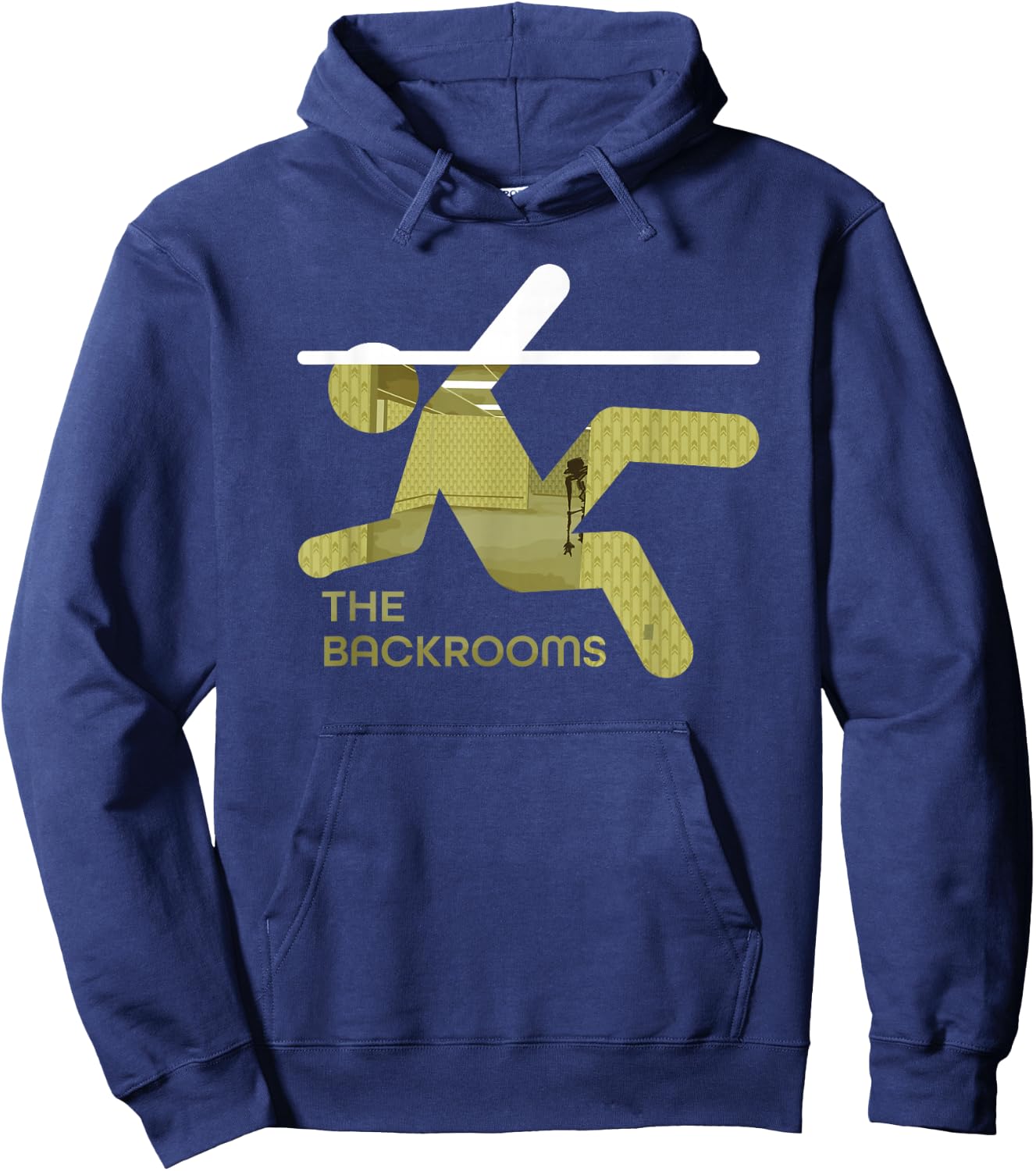 The Backrooms Graphic Hoodie - Hoodie | Navy