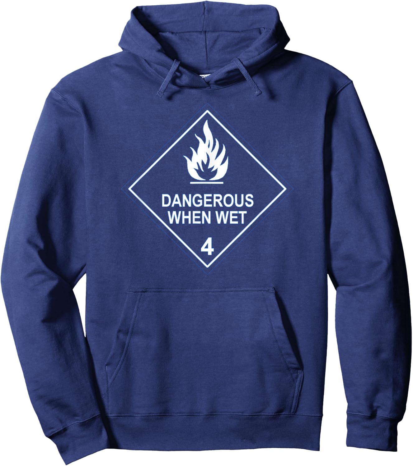 Dangerous for wet tea Hoodie - Hoodie | Navy