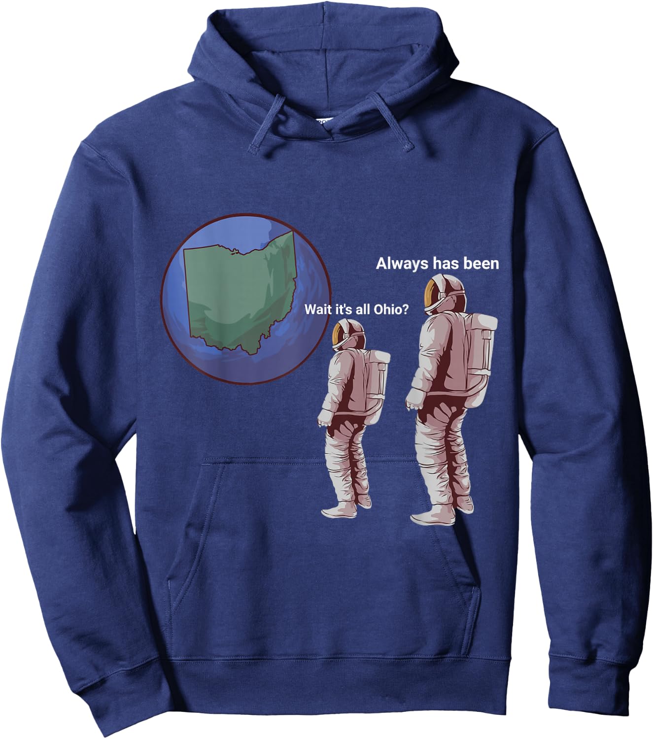 It's All Ohio Funny Dank Meme Hoodie - Hoodie | Navy
