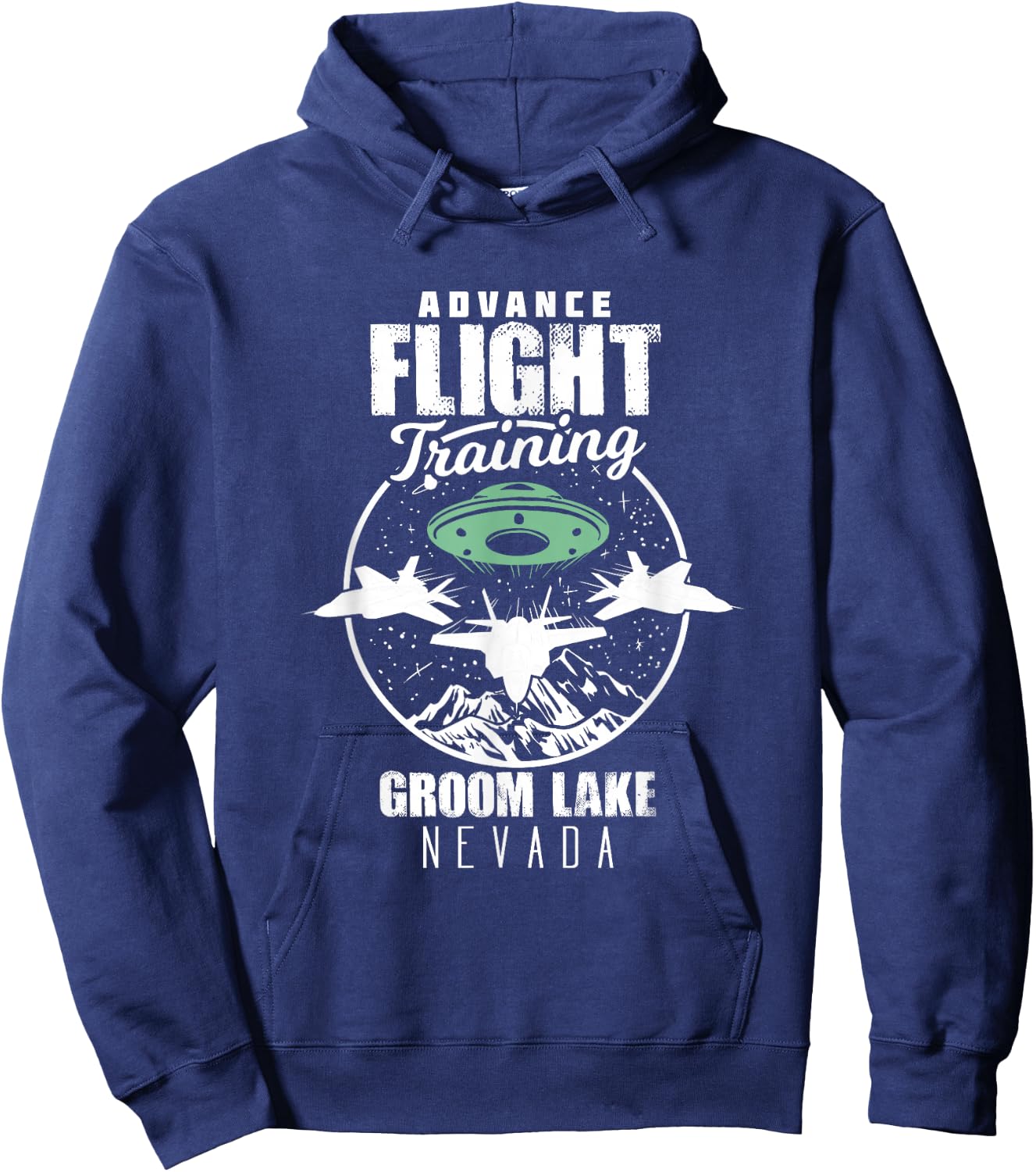 Advanced Flight Training Groom Lake Nevada Hoodie - Hoodie | Navy
