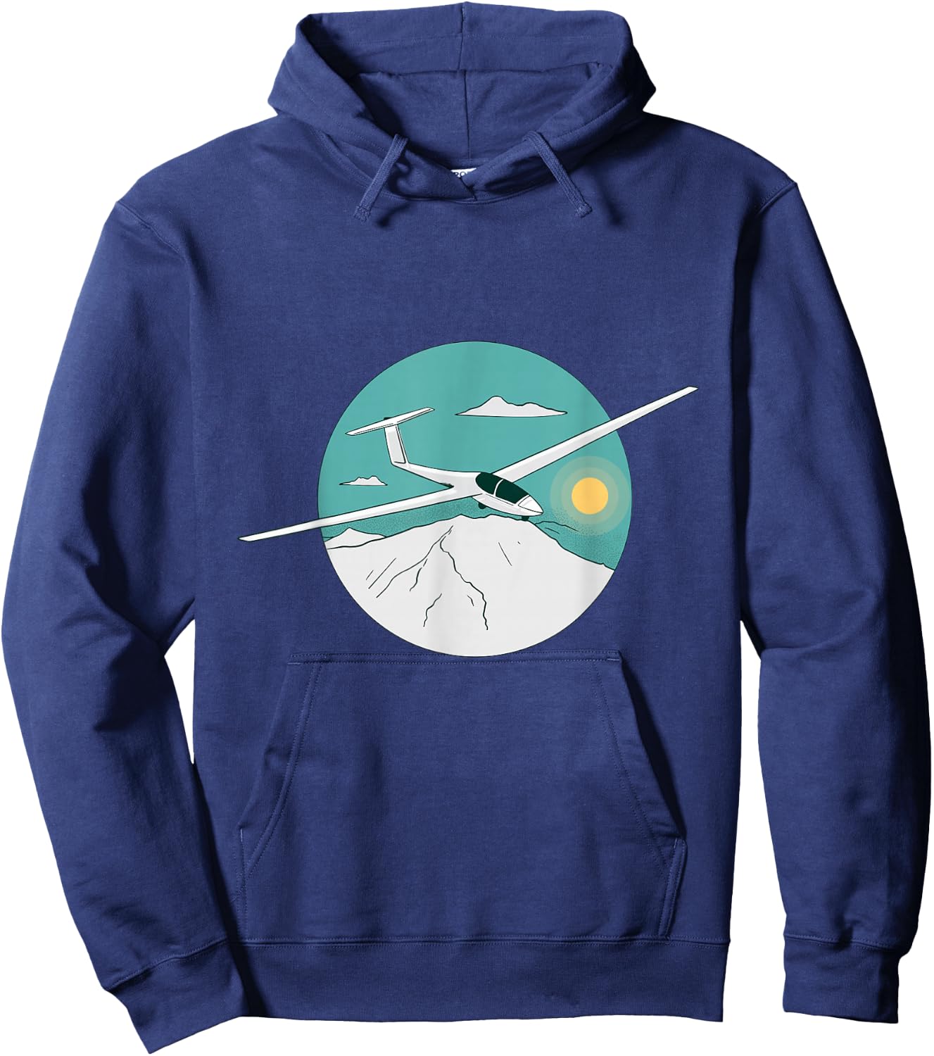 Glider Plane Pilot Sailflying Hoodie - Hoodie | Navy