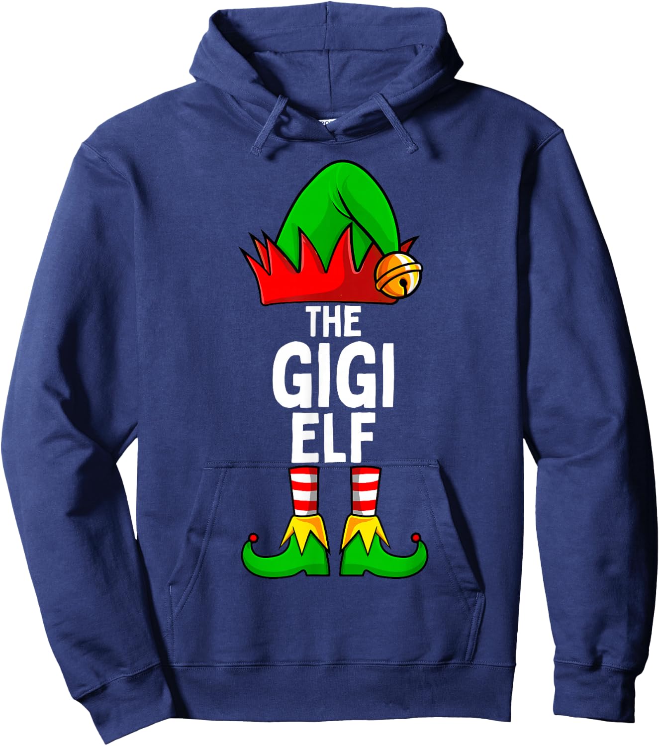 Gigi Elf Matching Family Christmas Women Hoodie - Hoodie | Navy