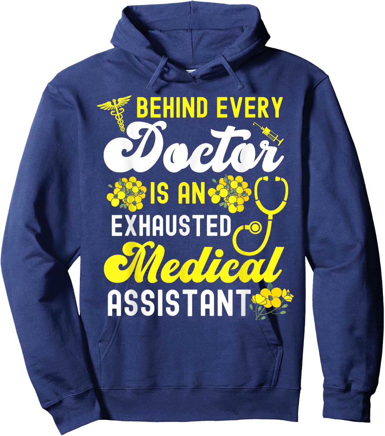 Certified Medical Assistant Doctor CMA Hoodie - Hoodie | Navy