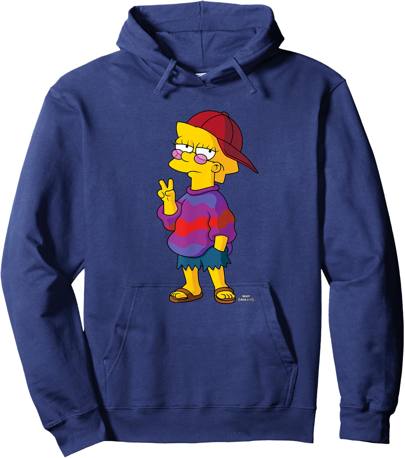 The Simpsons Cool Kid Lisa Hoodie - Hoodie | Navy