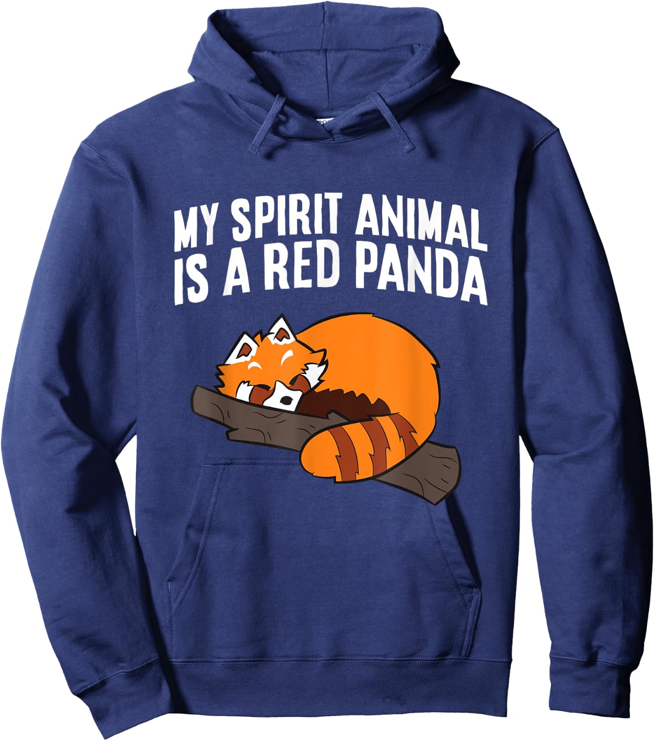 Cute Red Panda My Spirit Animal Is A Red Panda Hoodie - Hoodie | Navy