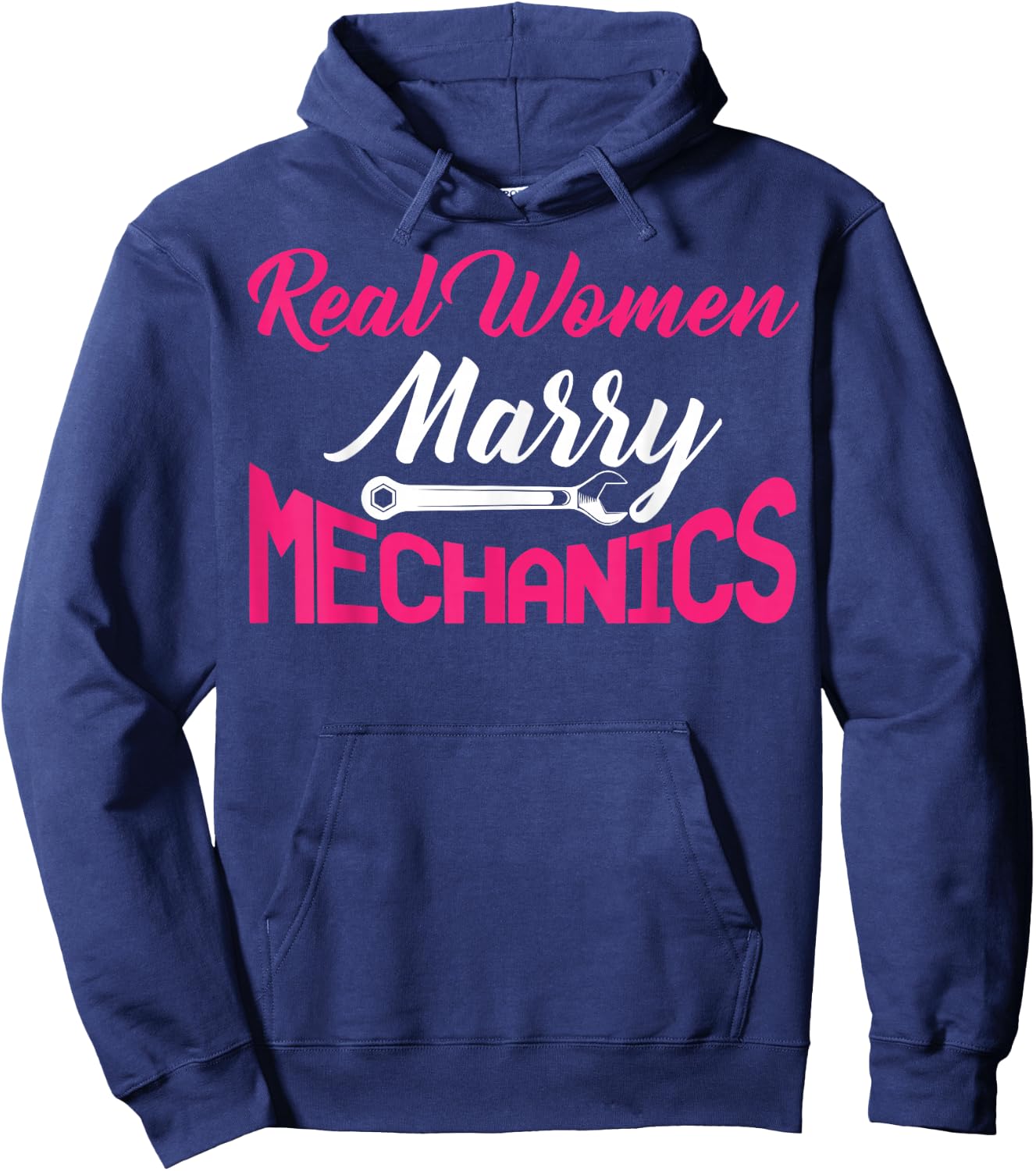 Mechanic Wife Apparel - Funny Cute Wives Design Hoodie - Hoodie | Navy
