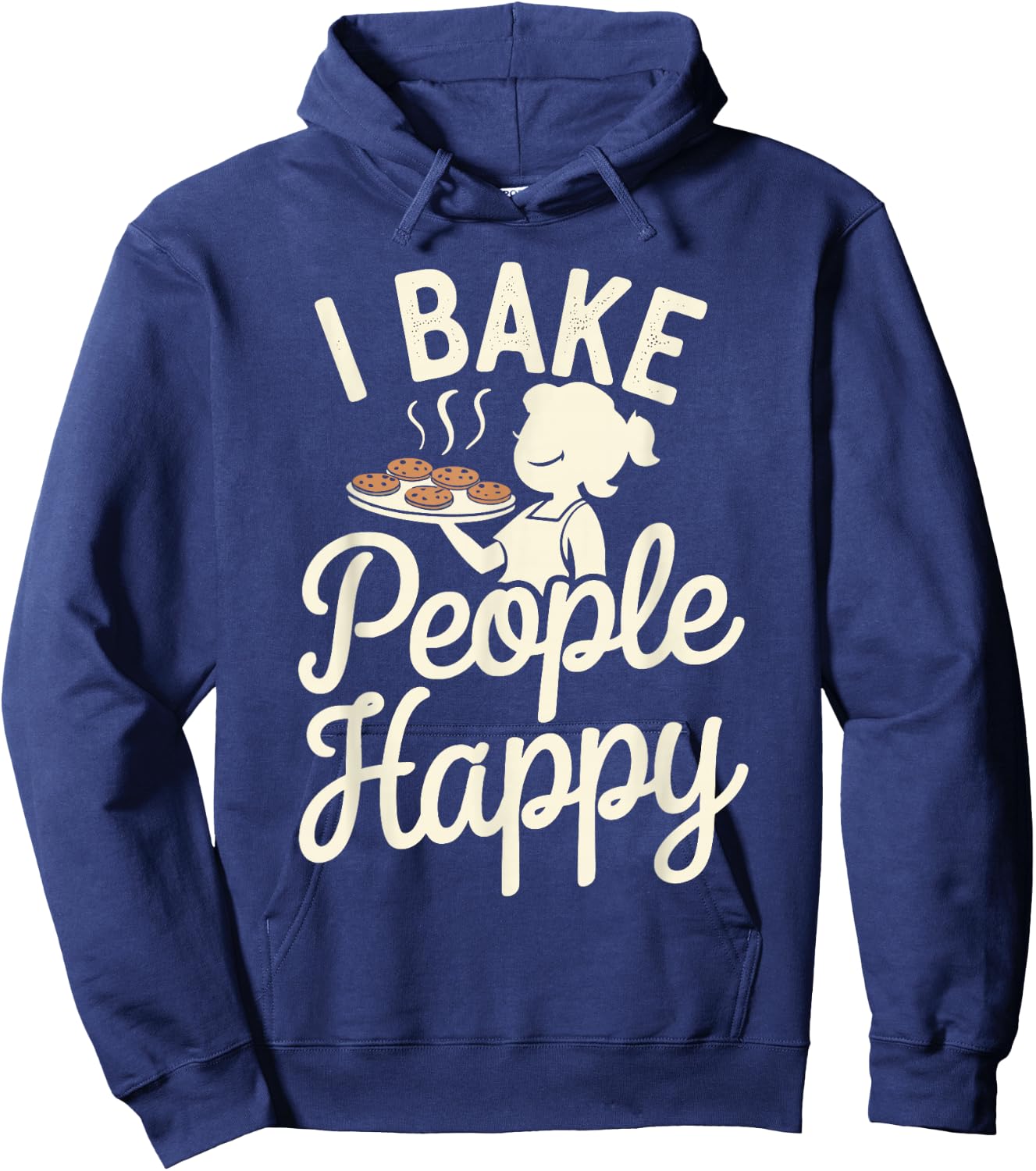 I Bake People Happy Hoodie - Hoodie | Navy