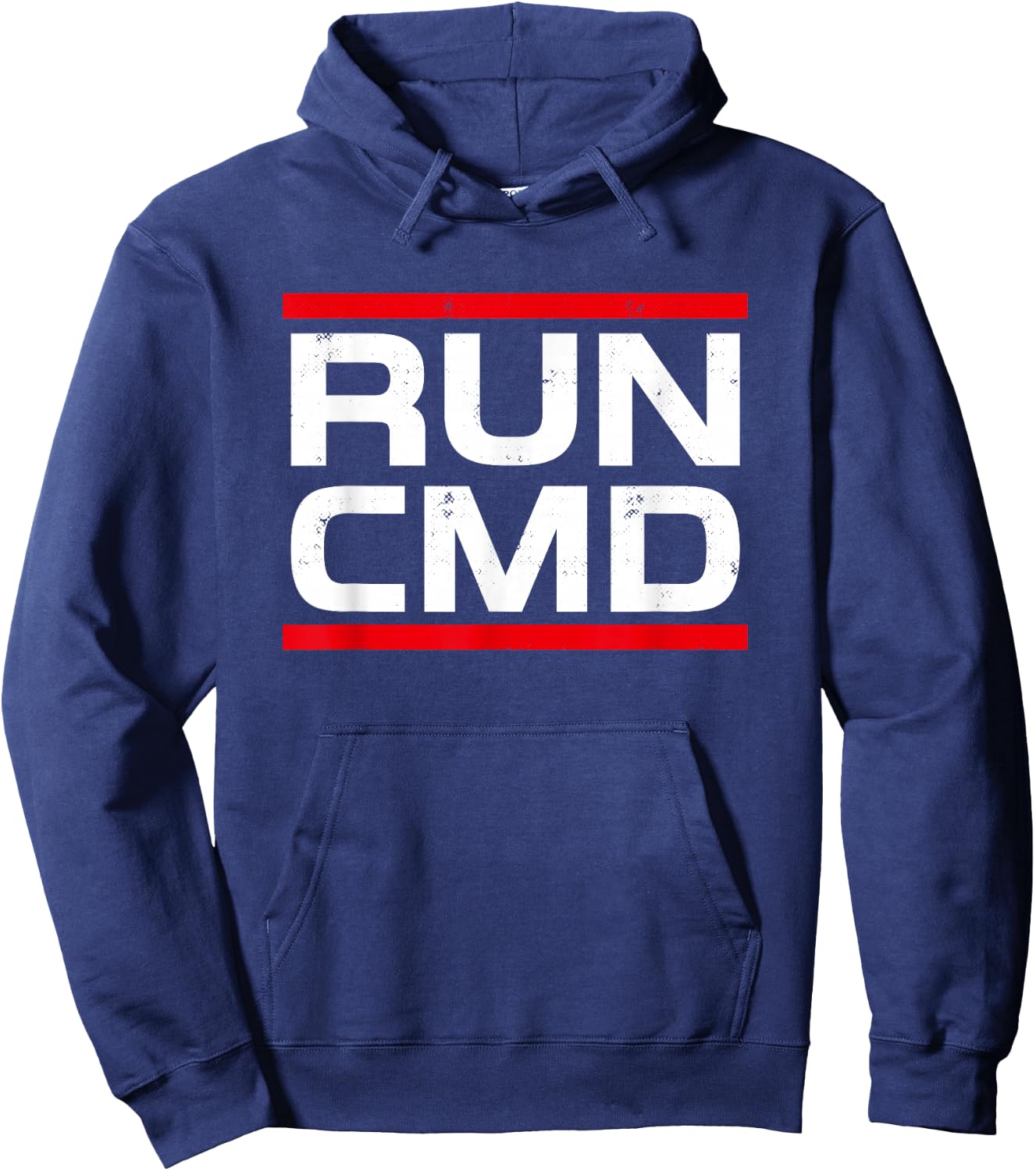 Informatist Run CMD Programmer Sys Admin Gifts Hoodie - Hoodie | Navy