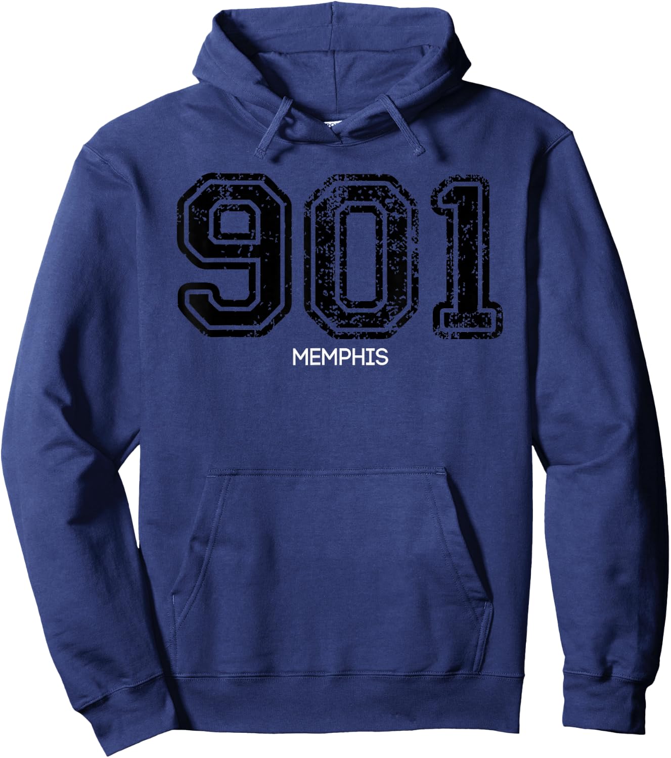 901 Memphis Hometown Love Hoodie - Hoodie | Navy