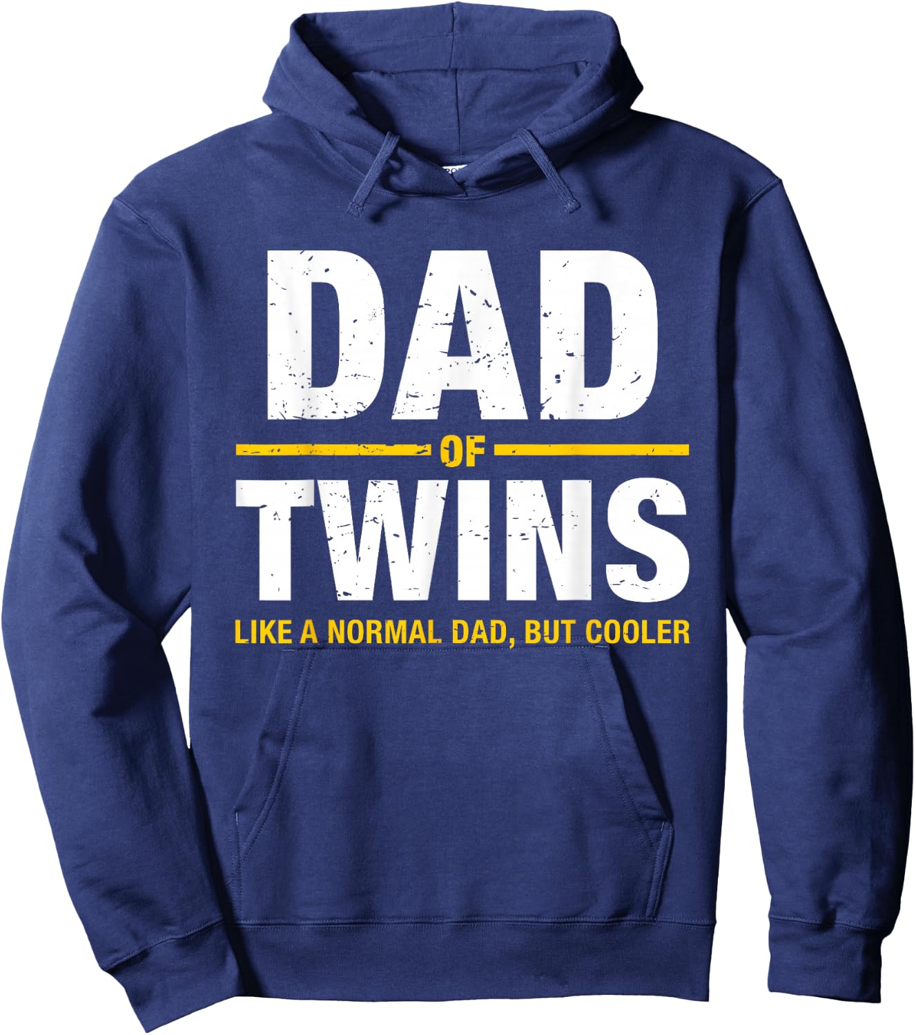 Dad Of Twins Expecting Twins Hoodie - Hoodie | Navy