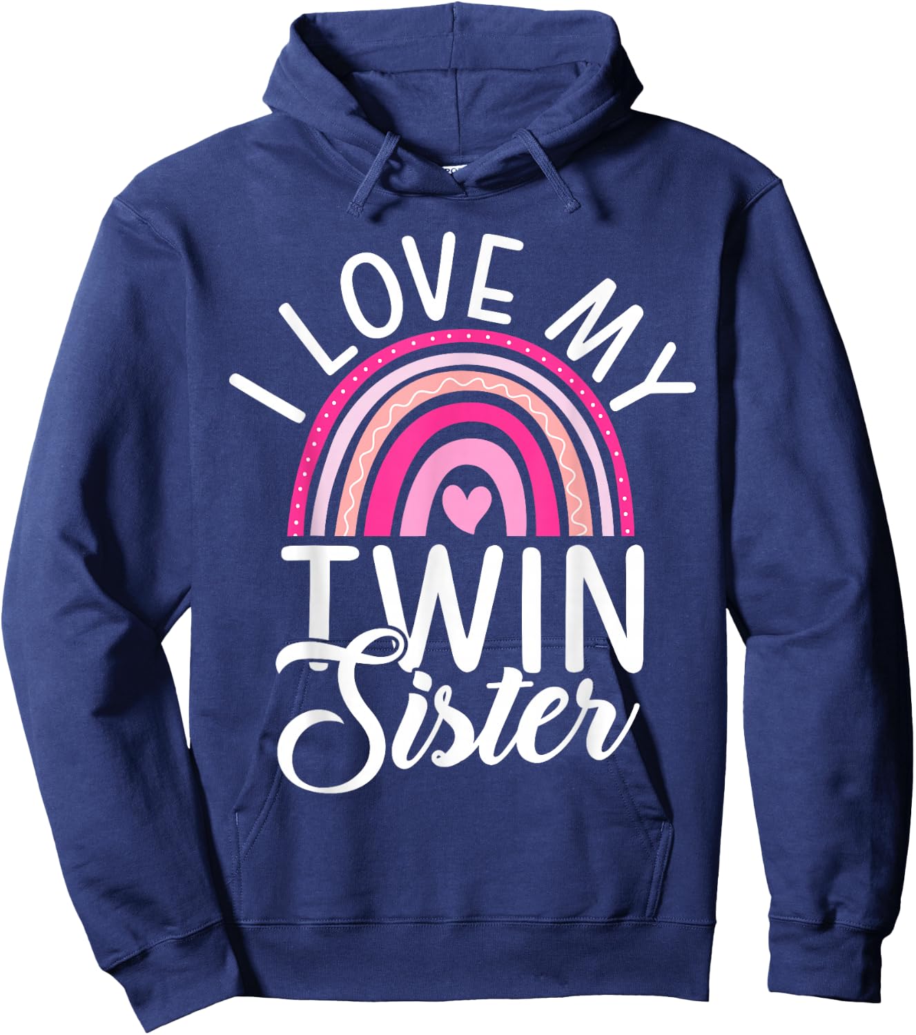 I love my Twin Sister Hoodie - Hoodie | Navy
