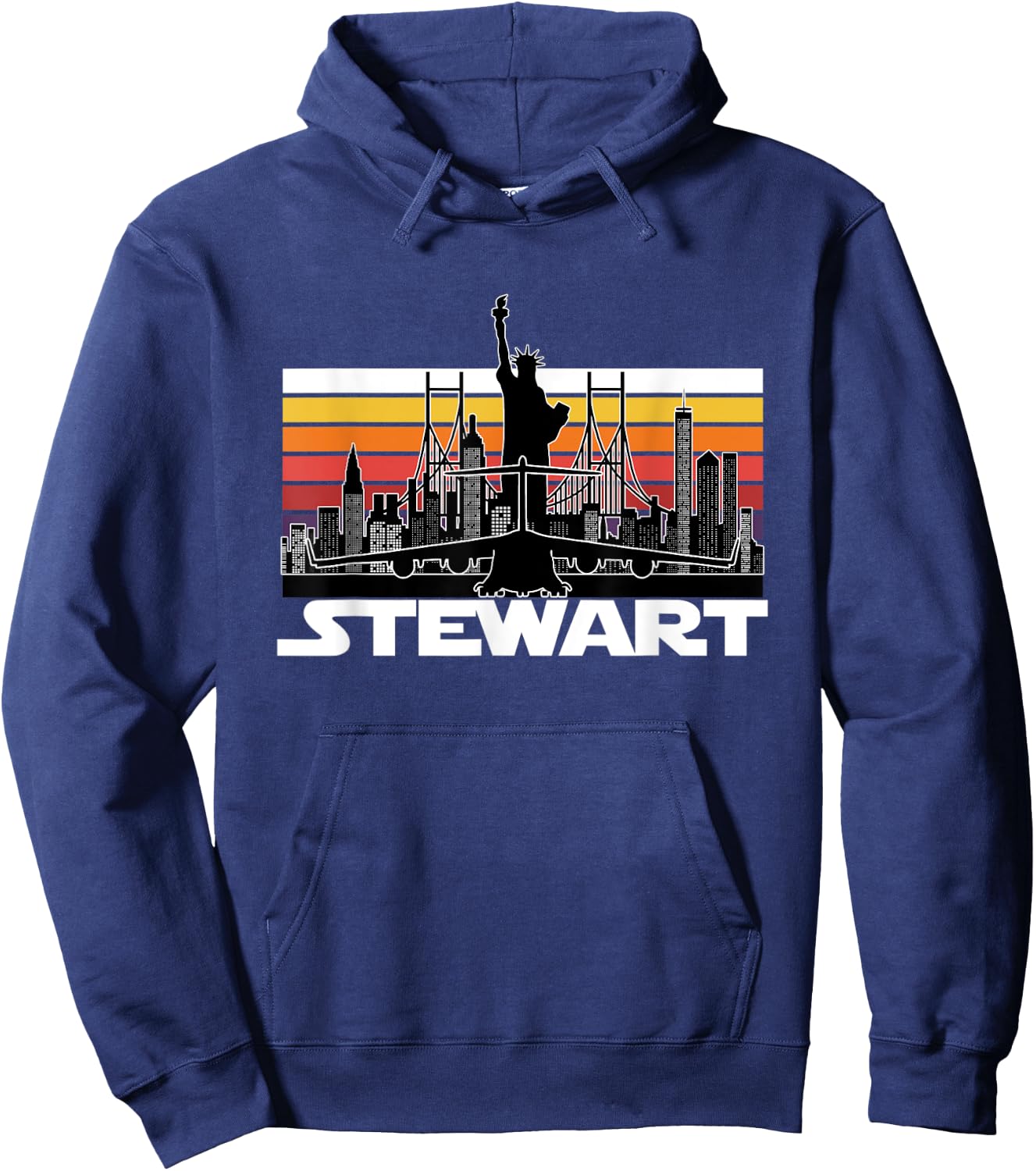 Stewart Straight Sunset Airlift C-17 Hoodie - Hoodie | Navy