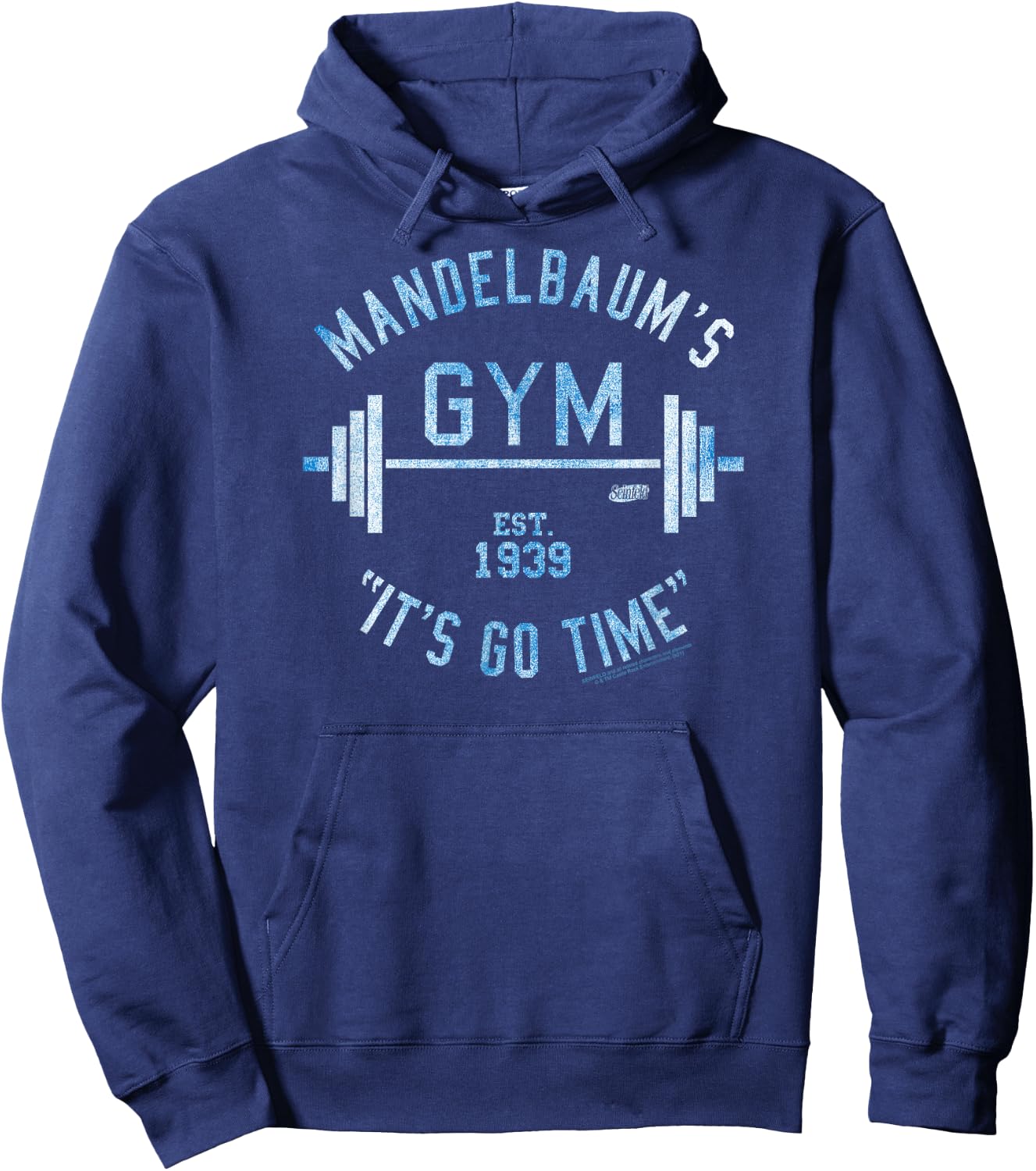 Seinfeld Mandelbaum's Gym Hoodie - Hoodie | Navy