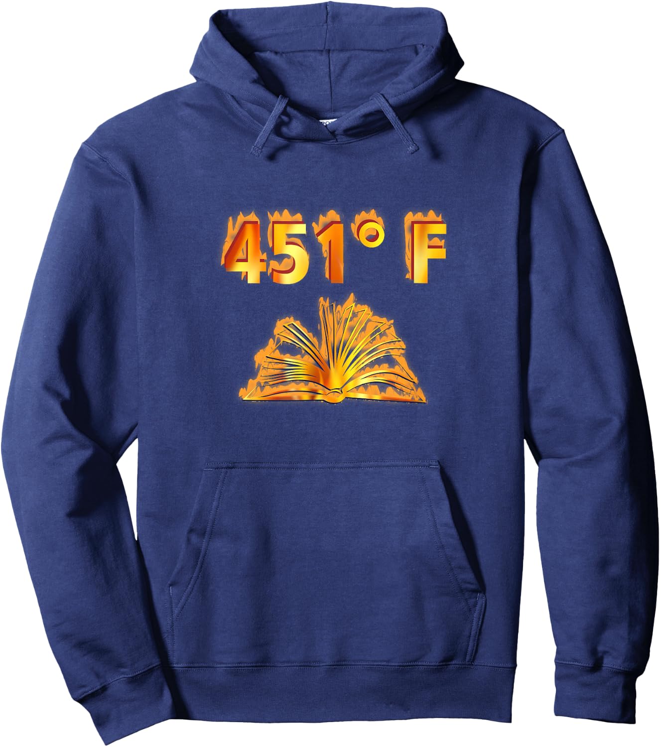 451 Fahrenheit Hoodie - Hoodie | Navy