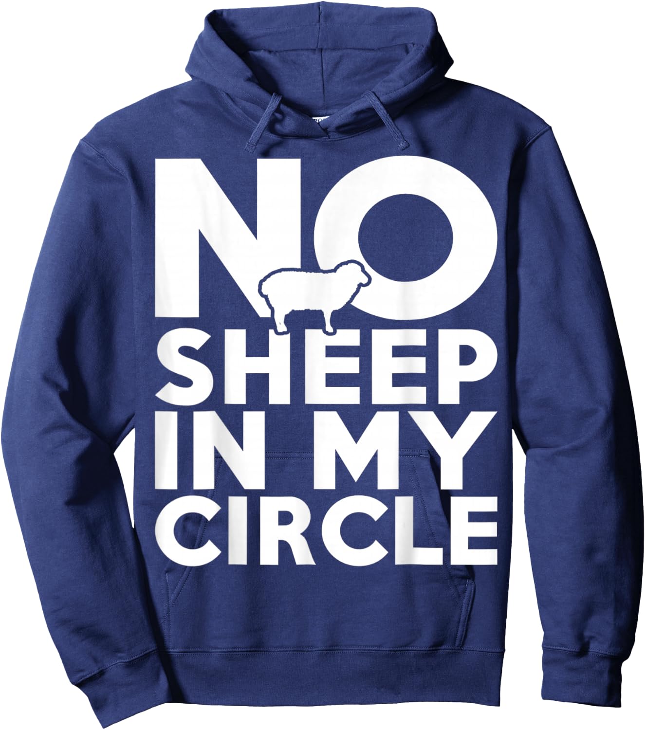 No Sheep In My Circle Hoodie - Hoodie | Navy