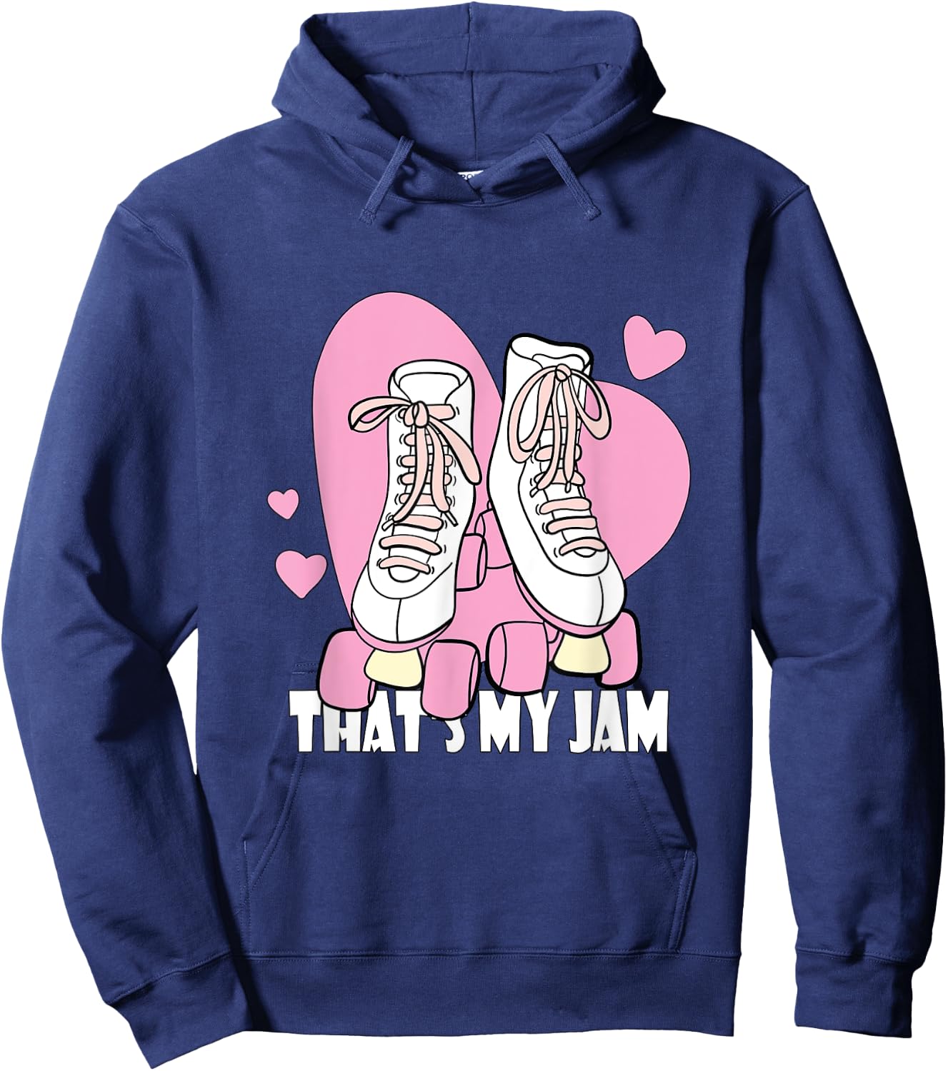 Roller Skating That's my Jam Hoodie - Hoodie | Navy