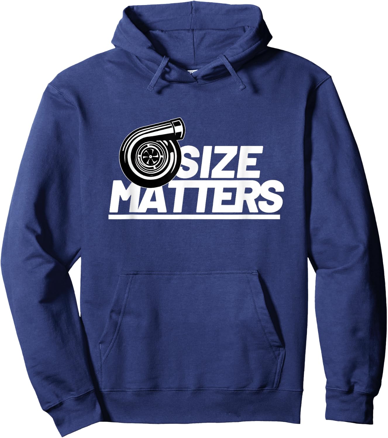 Size Matters Turbo Car Show Hoodie - Hoodie | Navy