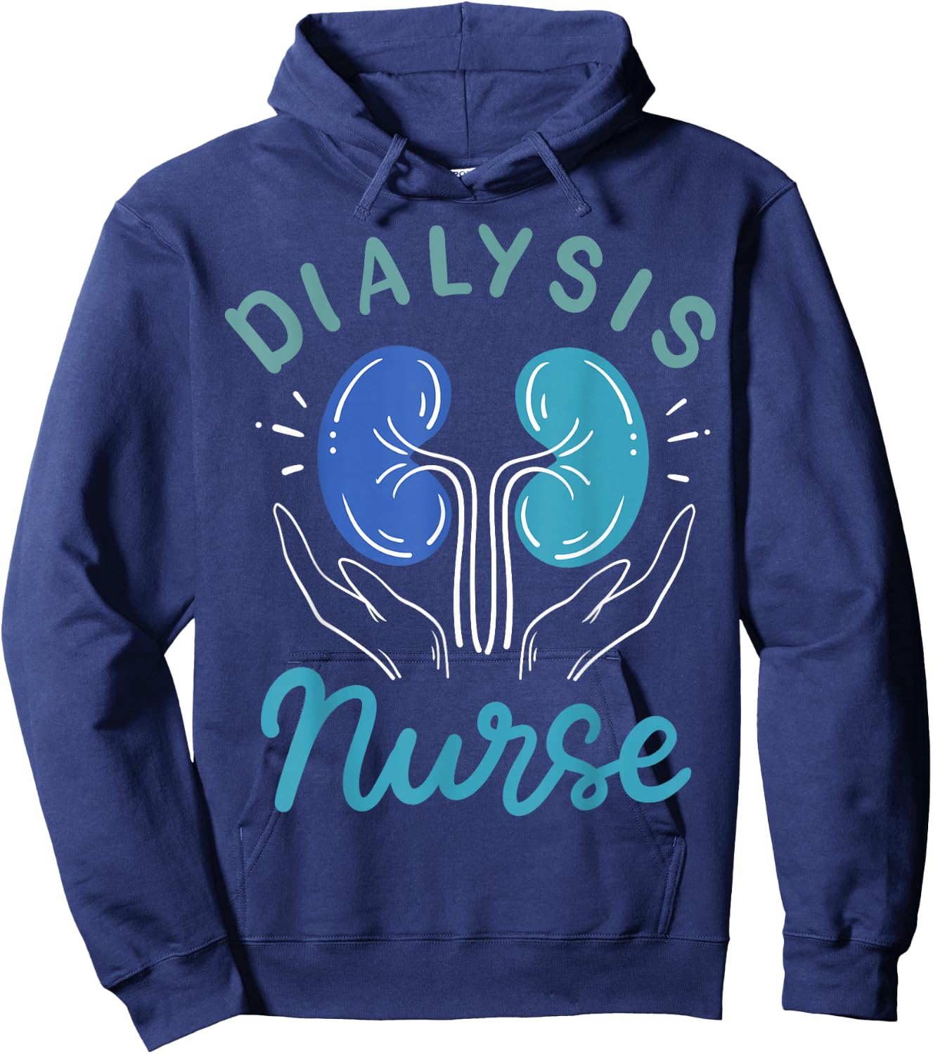 Dialysis Nurse Gifts Hoodie - Hoodie | Navy