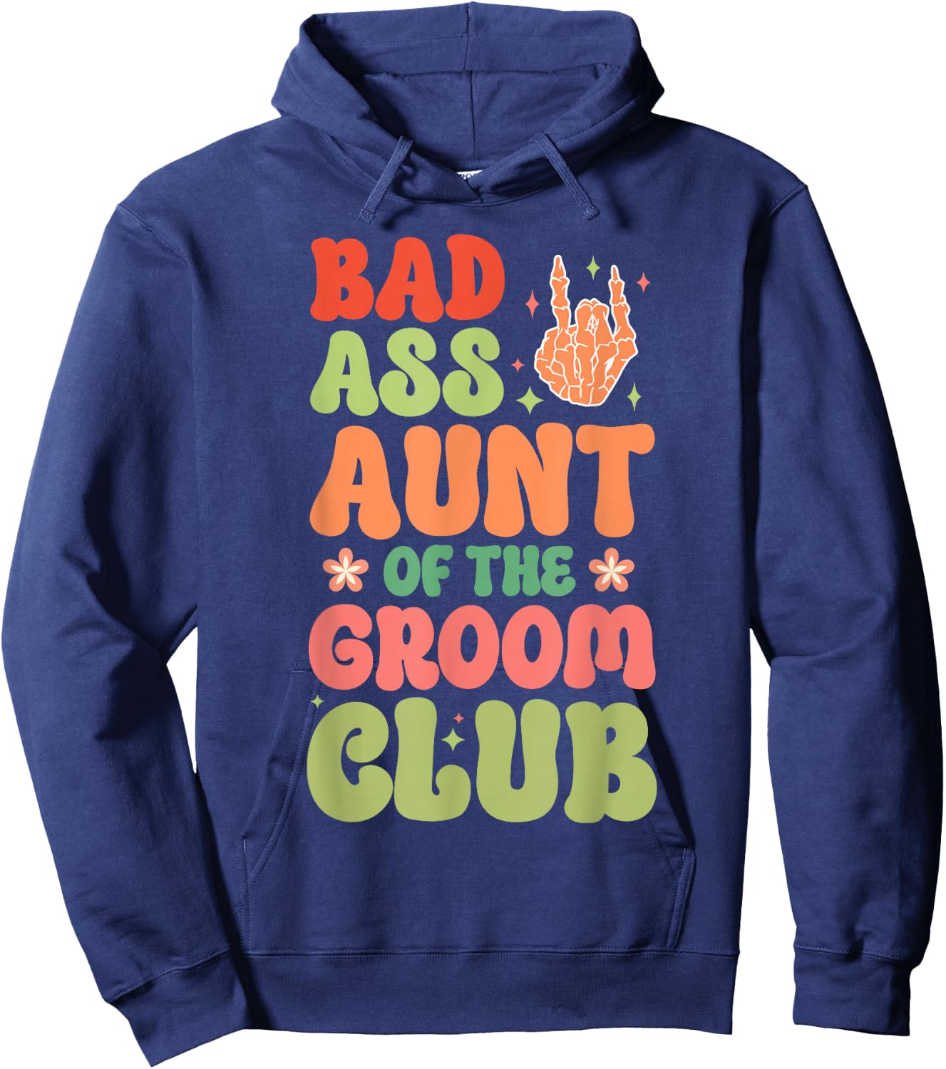 Aunt Of The Groom Club Auntie Of The Groom Aunt Hoodie - Hoodie | Navy