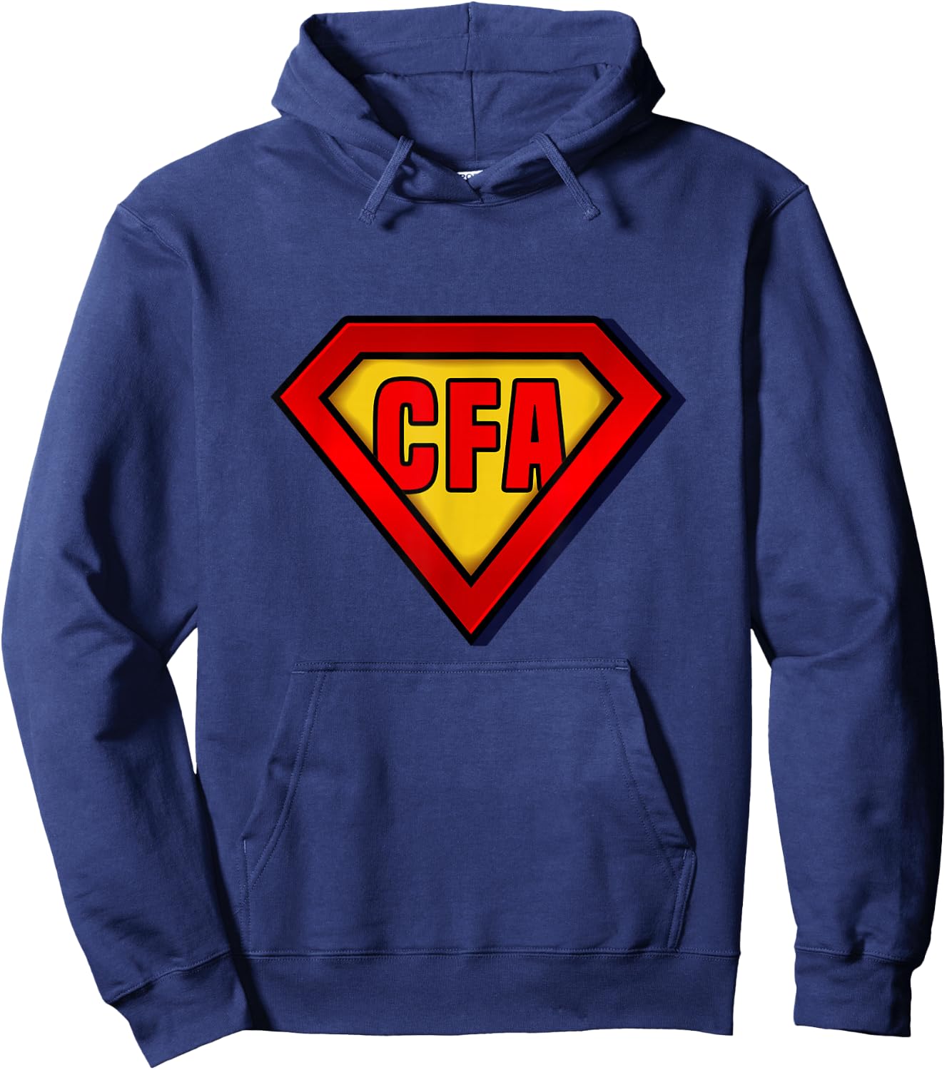 CFA Chartered Financial Analyst Superhero Hoodie - Hoodie | Navy