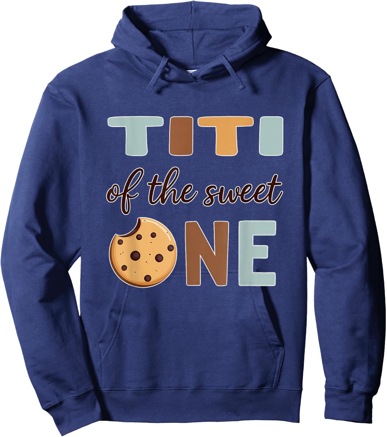 1st Birthday Cookie Aunt Titi of The Sweet One Hoodie - Hoodie | Navy