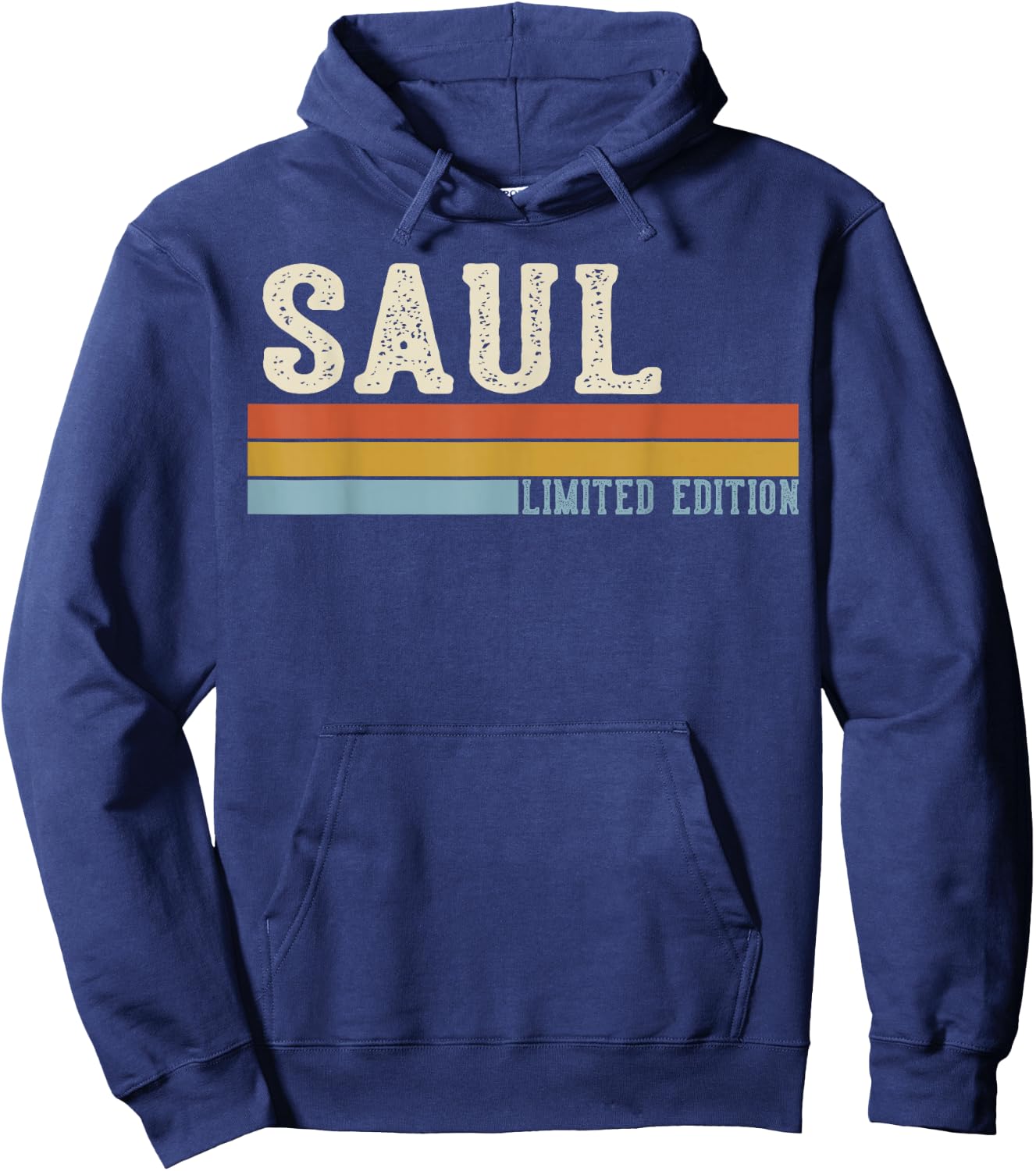 Saul Retro Vintage Men Kids Boys First Name Hoodie - Hoodie | Navy