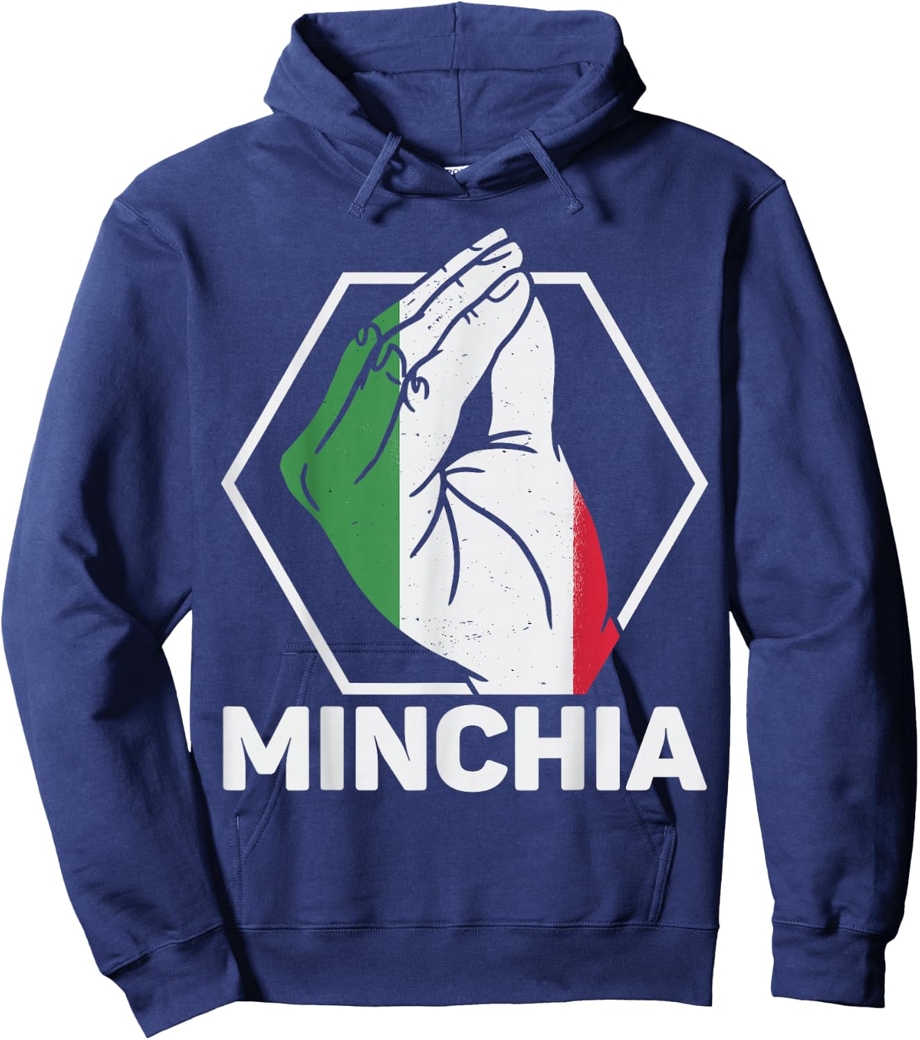 Italy Minichia Funny Quotes Sayings Italian Hoodie - Hoodie | Navy