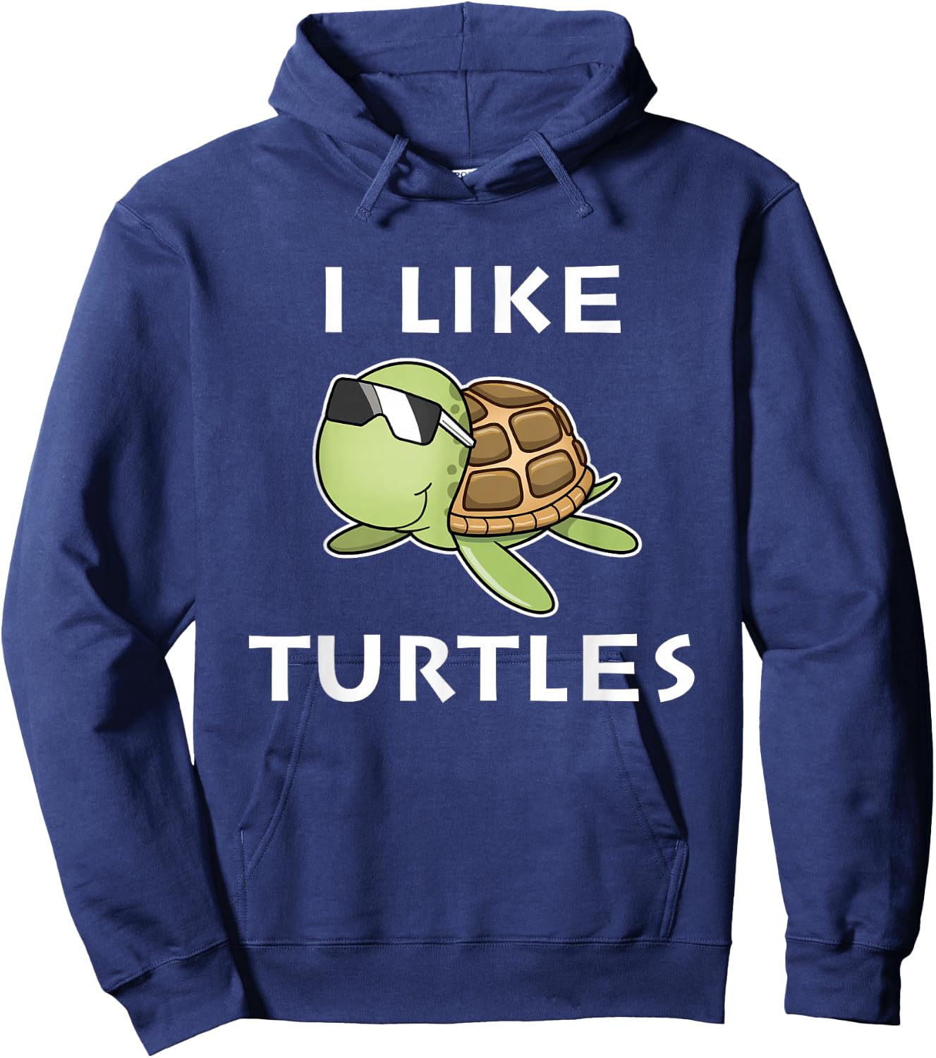 I like Turtles Tortoise Sea Animal Funny Gift Hoodie - Hoodie | Navy