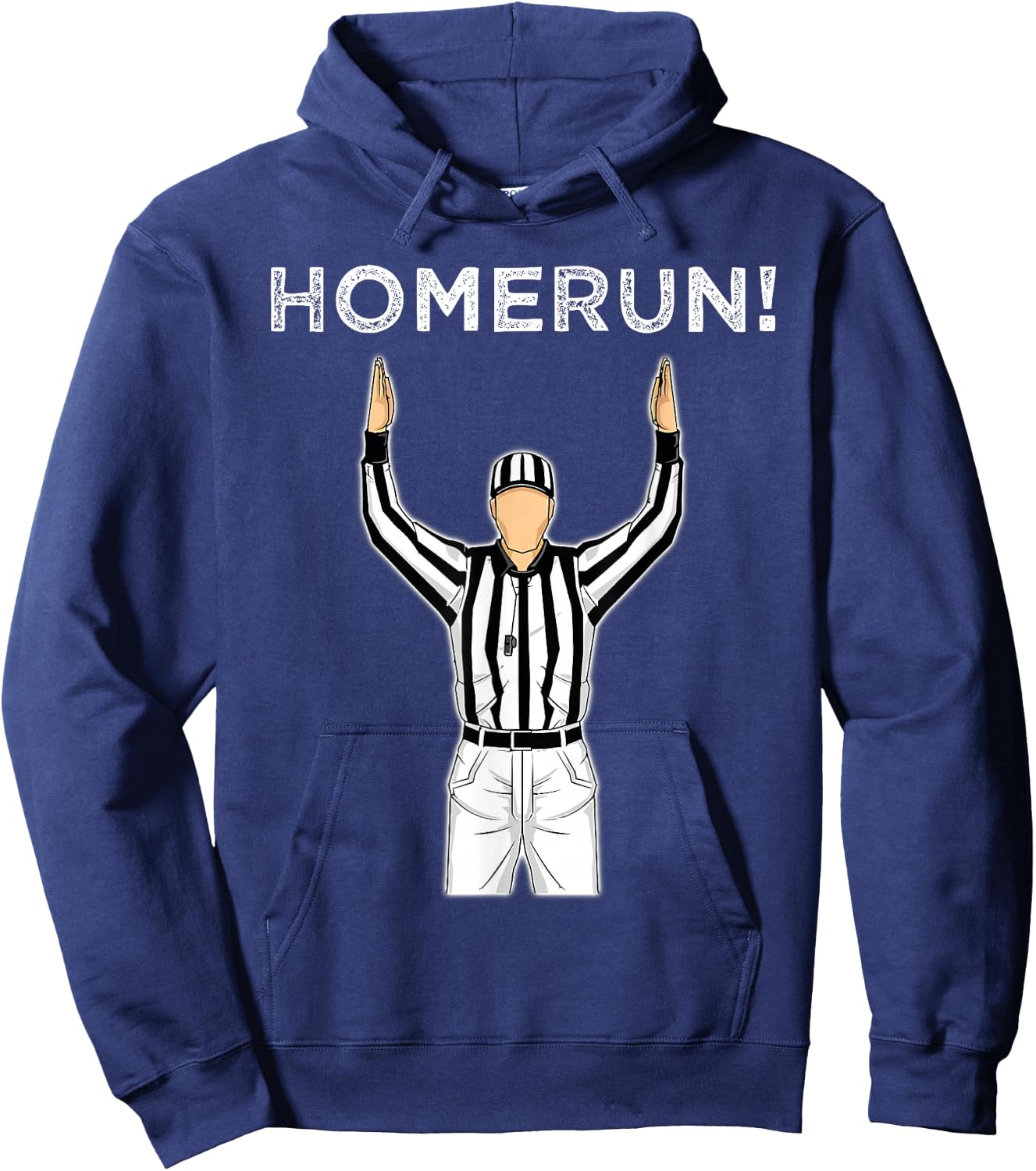 Funny HomeRun Baseball Football Mash Up Hoodie - Hoodie | Navy