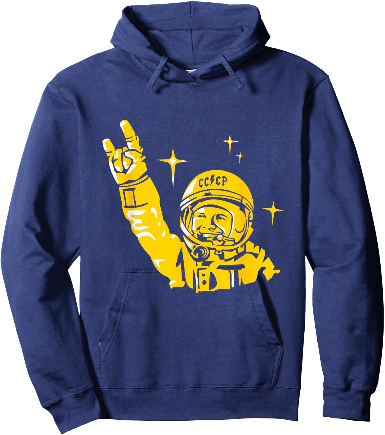 CCCP, USSR, Gagarin | Astronaut, Rock Hoodie - Hoodie | Navy