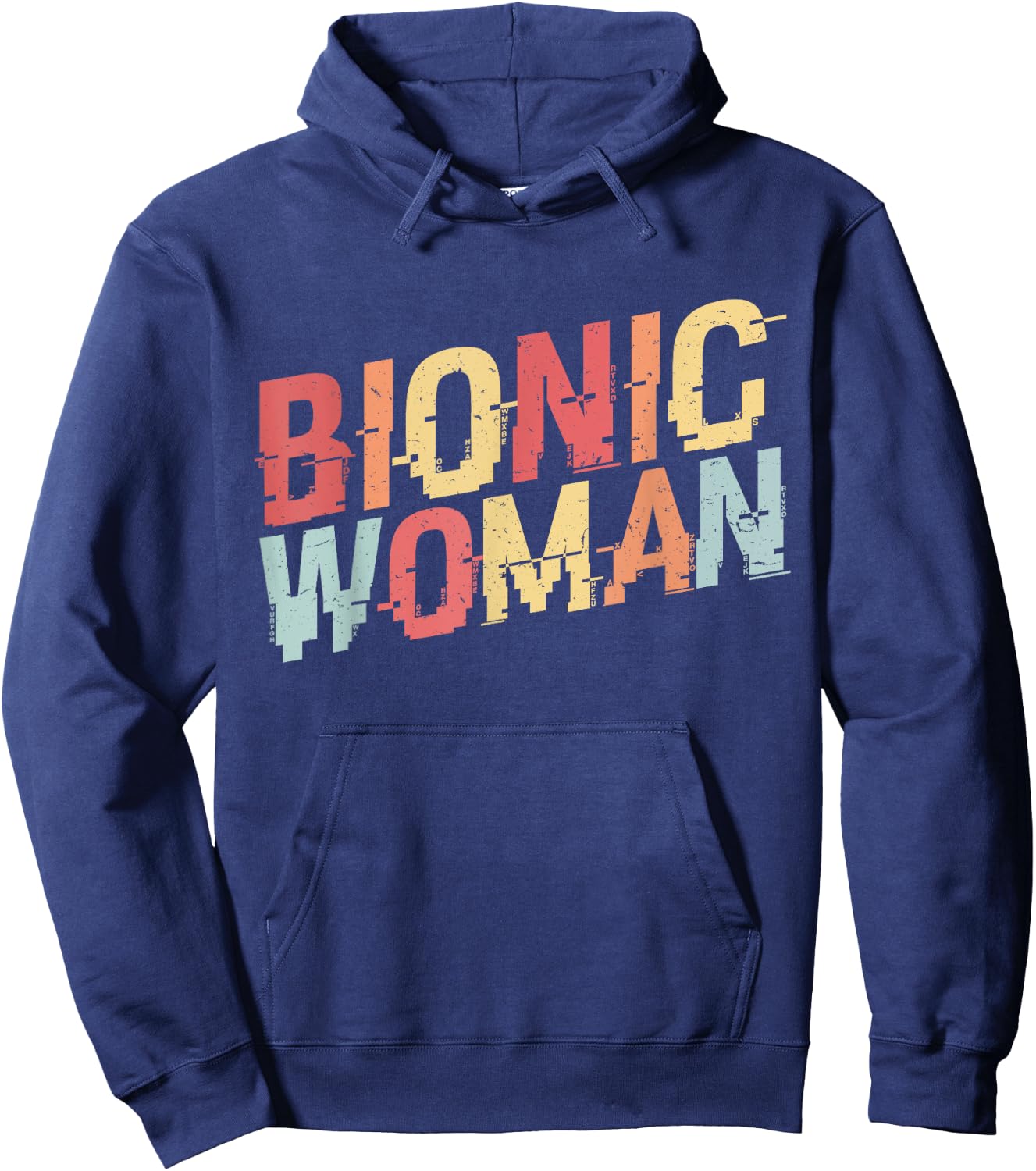 Bionic Woman - Funny Injury and Surgery Hoodie - Hoodie | Navy