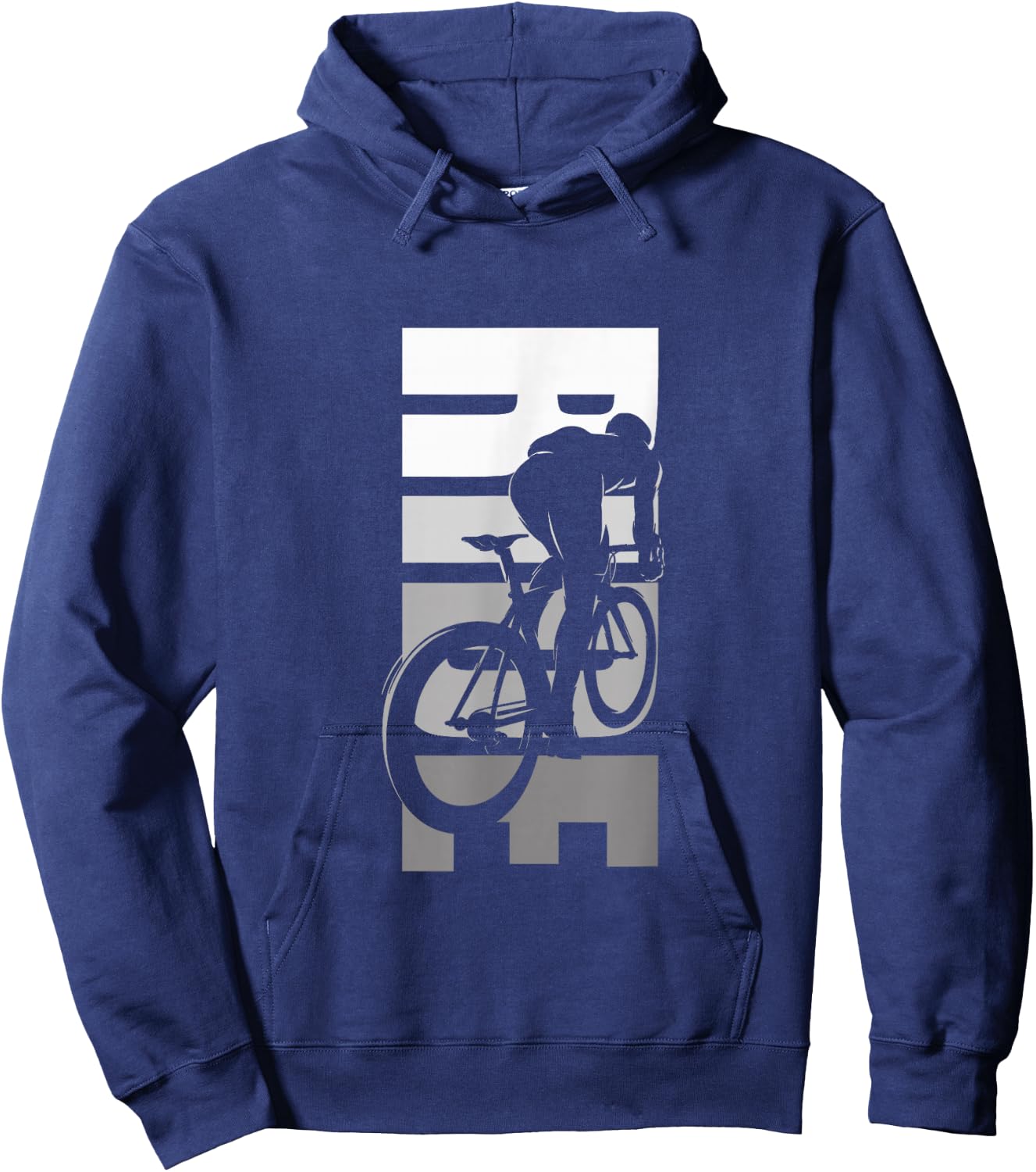 Road Biking Bicycle Cycling Hoodie - Hoodie | Navy