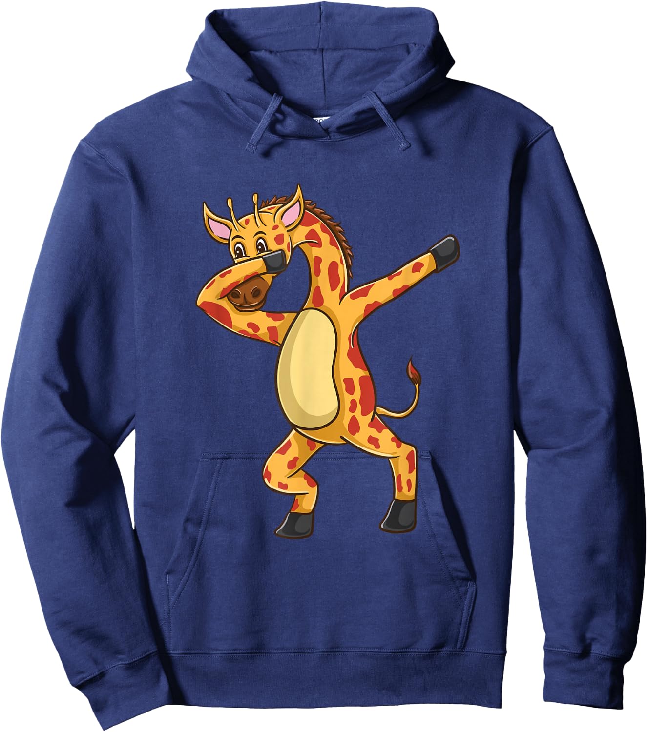 Dabbing Giraffe African Animal Hoodie - Hoodie | Navy