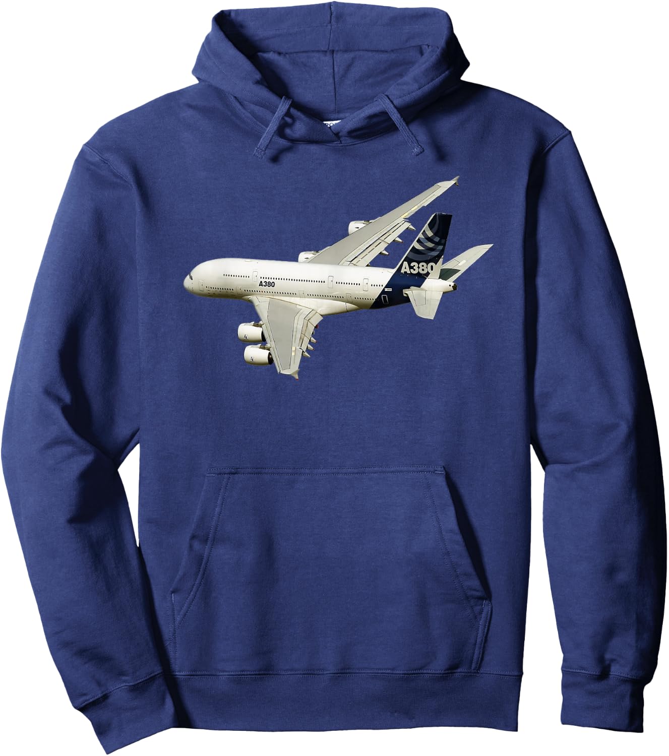 A380 Airline Jet Aeroplane Hoodie - Hoodie | Navy