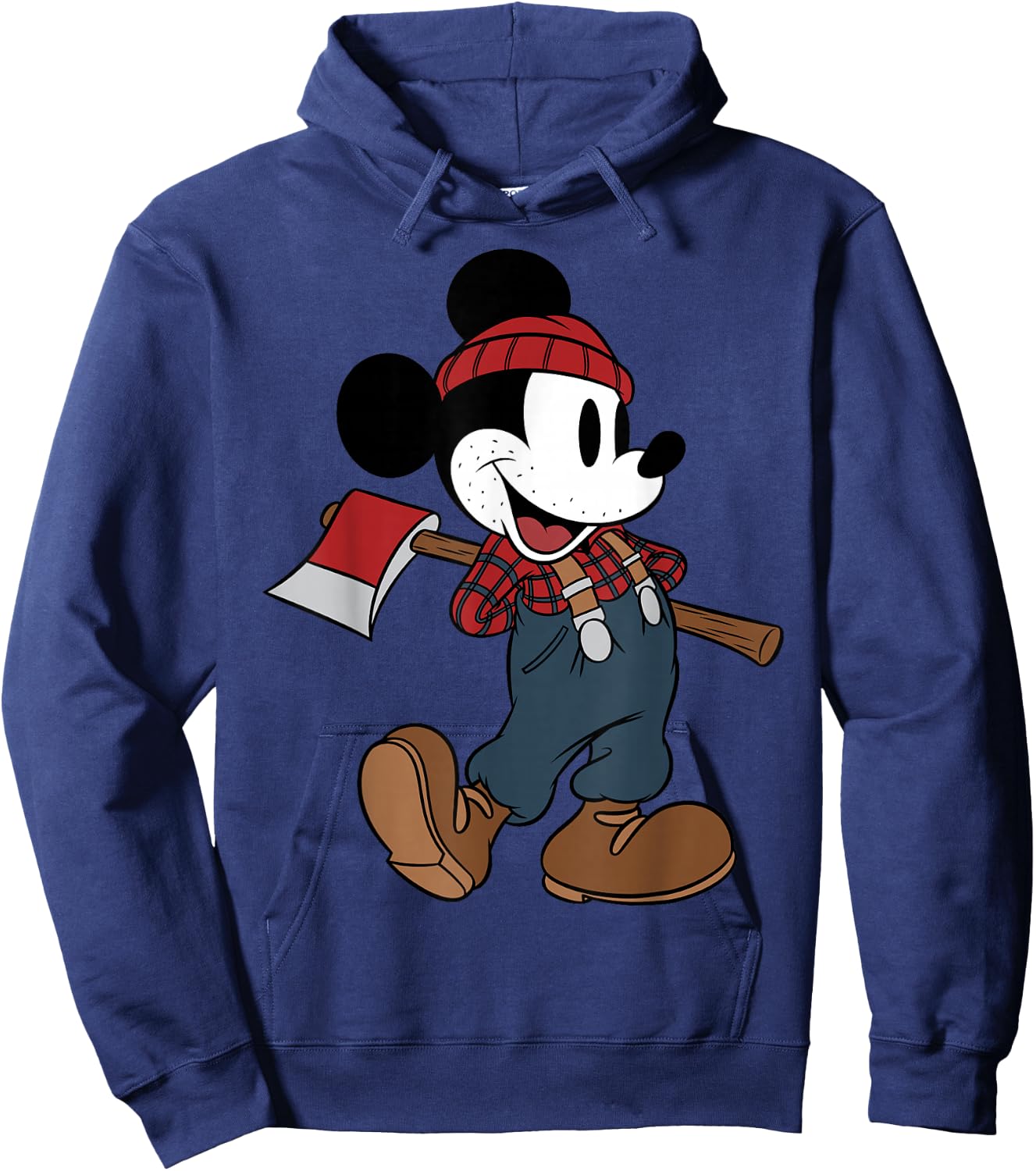 Disney Mickey Mouse Lumberjack Outfit Hoodie - Hoodie | Navy