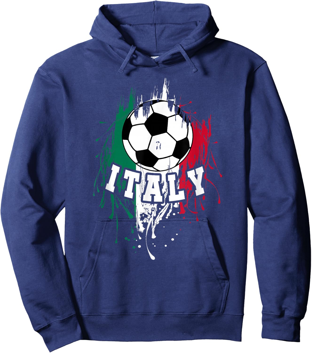 Italy Soccer Italian Football Italy Futbol Hoodie - Hoodie | Navy